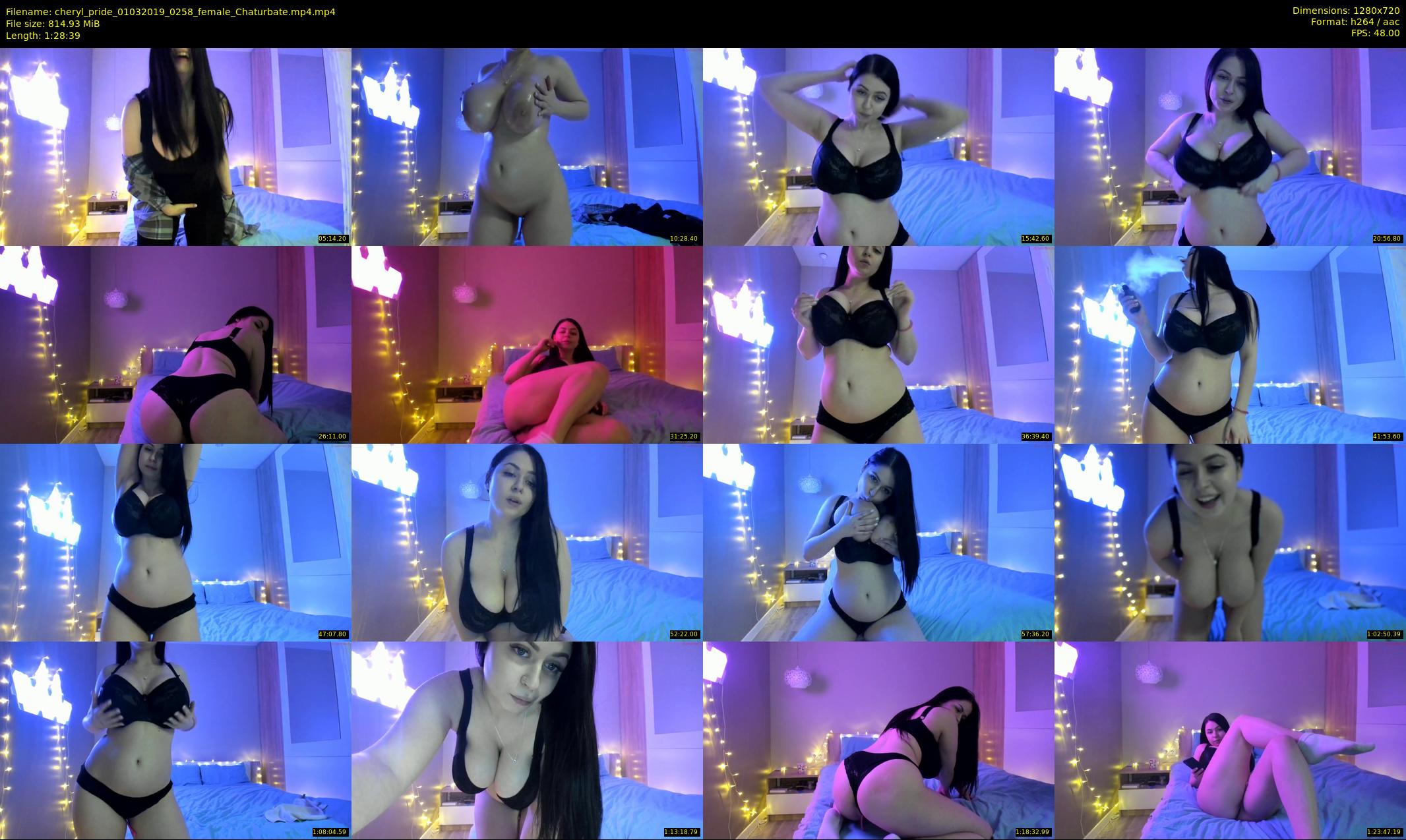 cheryl_pride — 89 minute Chaturbate female cam show recording, 720p, Mar 1, 2019