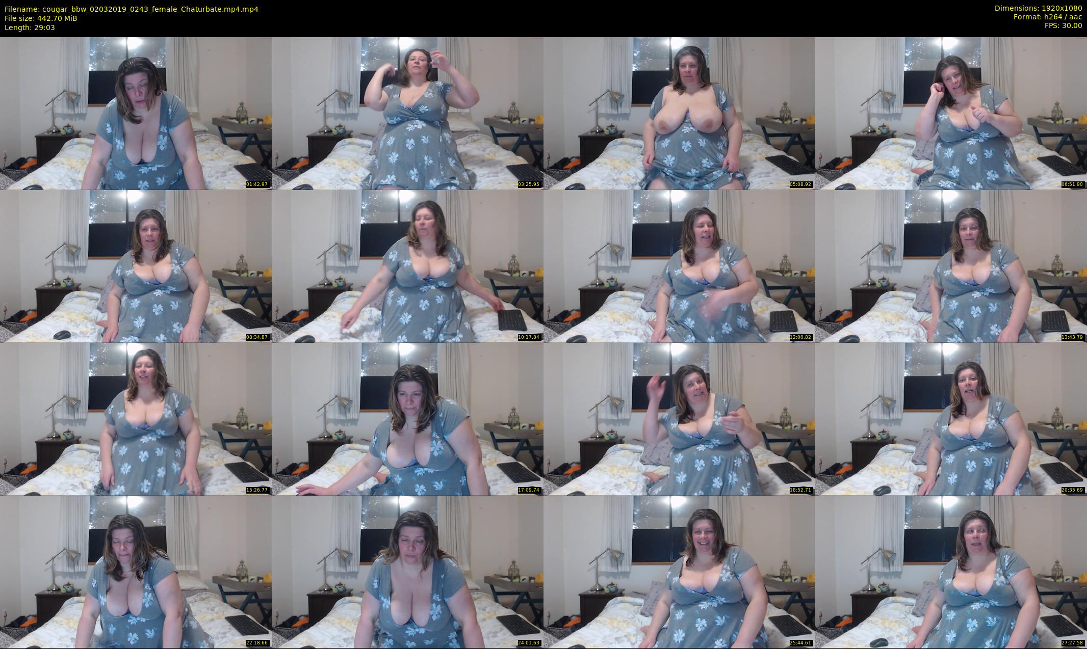 cougar_bbw — 30 minute Chaturbate female cam show recording, 1080p, Mar 2, 2019