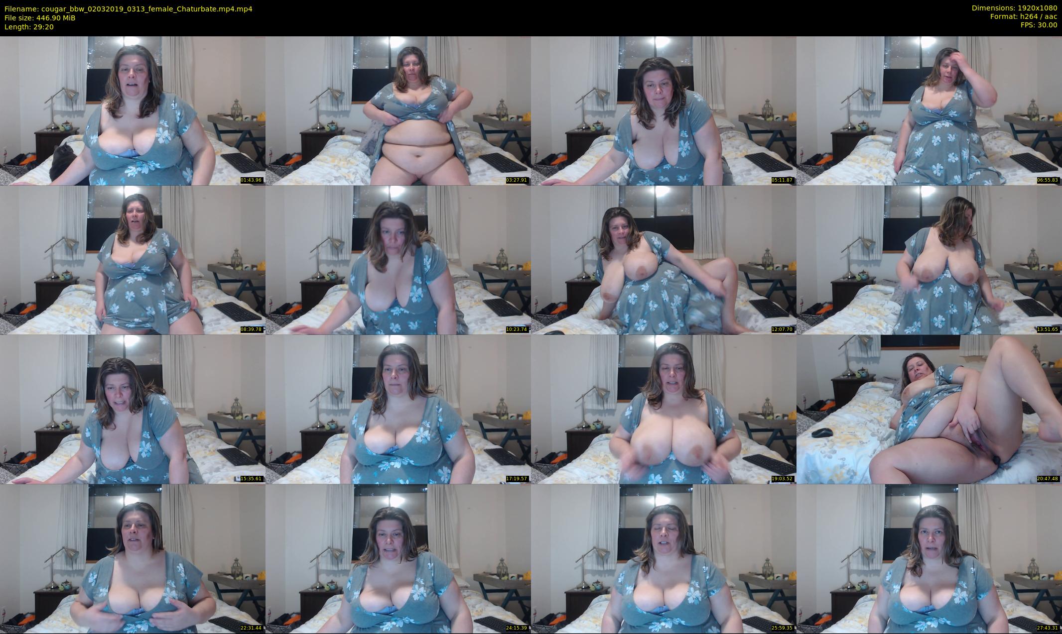 cougar_bbw — 30 minute Chaturbate female cam show recording, 1080p, Mar 2, 2019