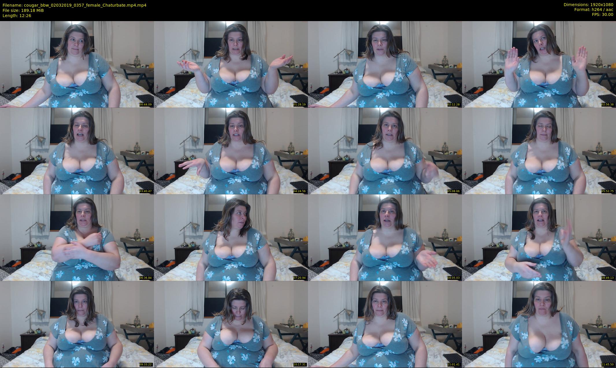 cougar_bbw — 13 minute Chaturbate female cam show recording, 1080p, Mar 2, 2019
