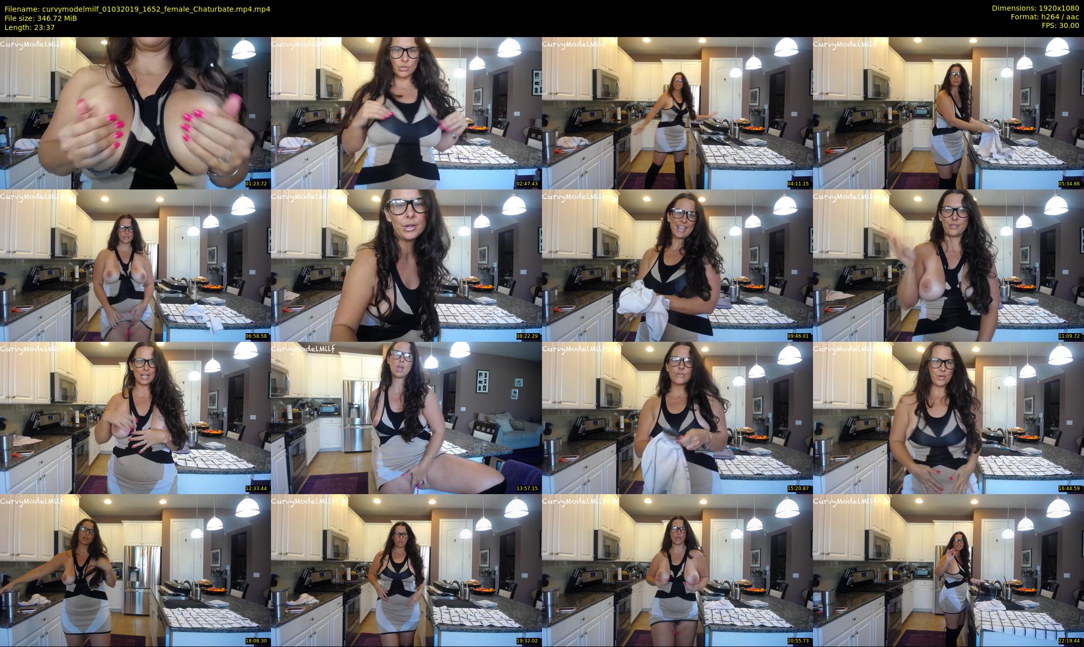curvymodelmilf — 24 minute Chaturbate female cam show recording, 1080p, Mar 1, 2019
