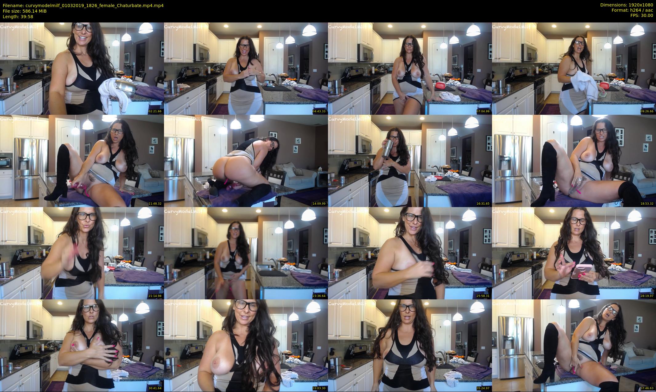 curvymodelmilf — 40 minute Chaturbate female cam show recording, 1080p, Mar 1, 2019