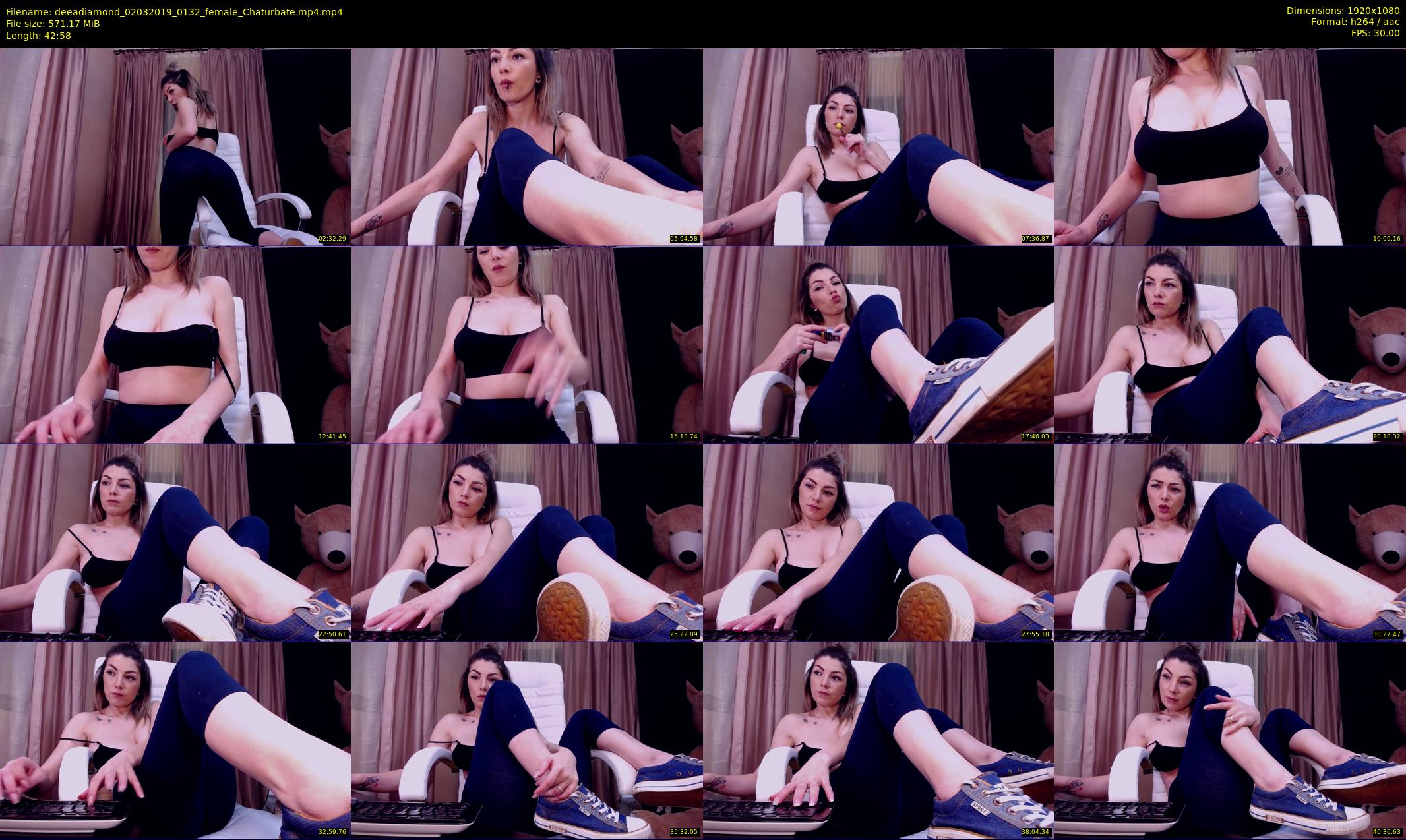 deeadiamond — 43 minute Chaturbate female cam show recording, 1080p, Mar 2, 2019