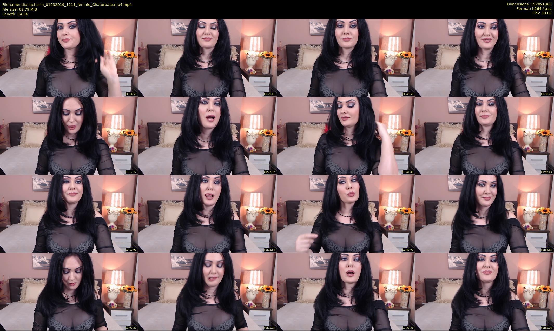 dianacharm — 5 minute Chaturbate female cam show recording, 1080p, Mar 1, 2019