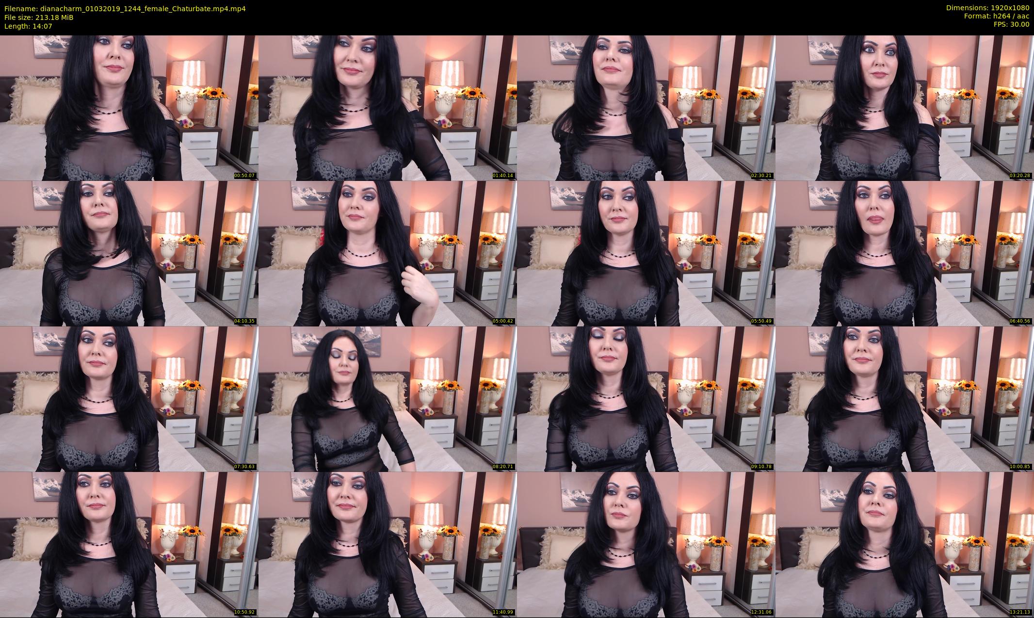 dianacharm — 15 minute Chaturbate female cam show recording, 1080p, Mar 1, 2019