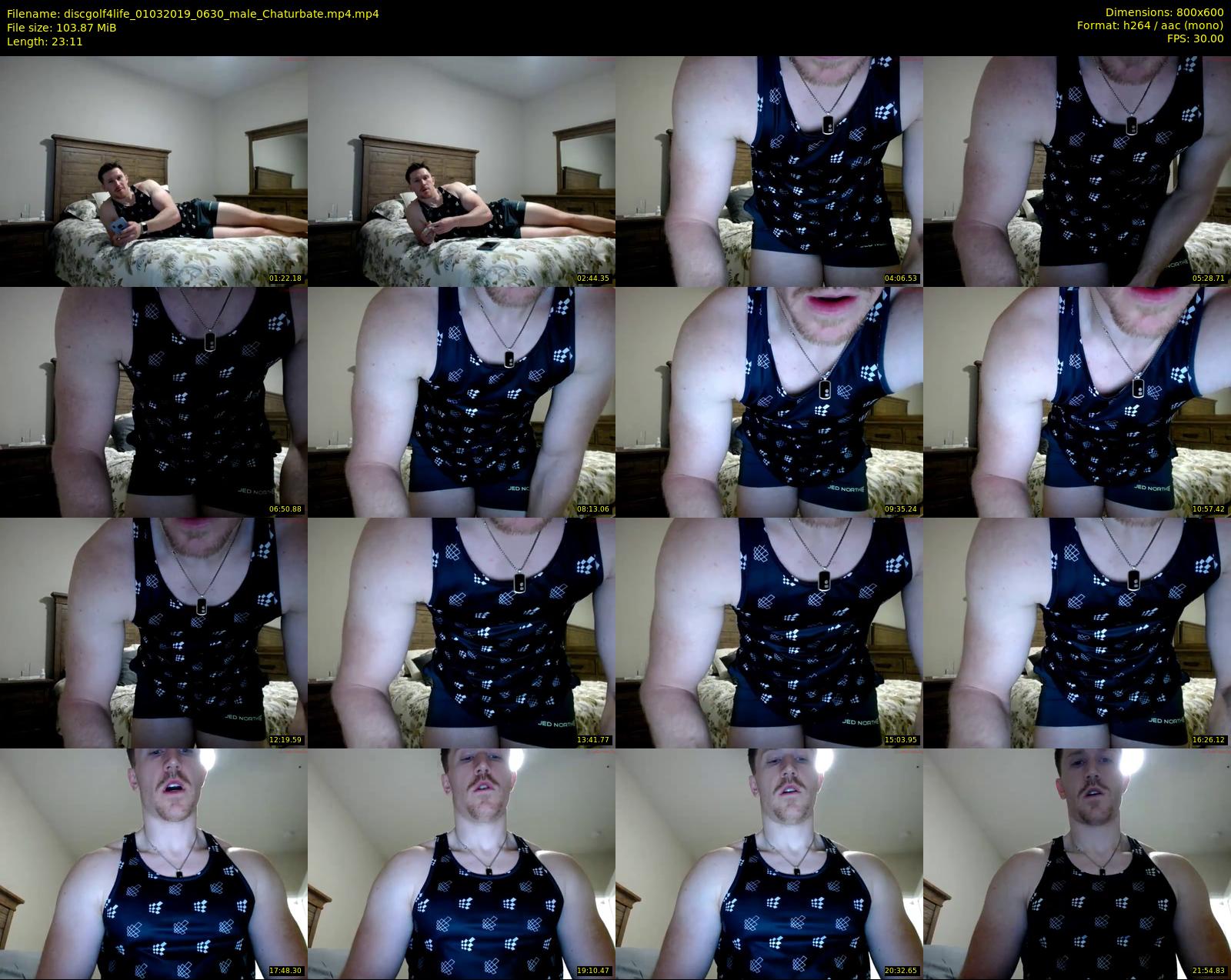 discgolf4life — 24 minute Chaturbate male cam show recording, 480p, Mar 1, 2019