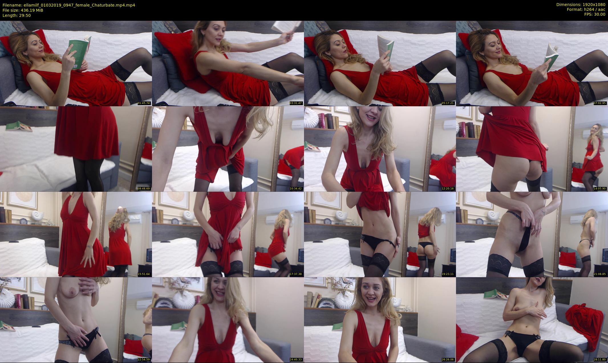 ellamilf — 30 minute Chaturbate female cam show recording, 1080p, Mar 1, 2019