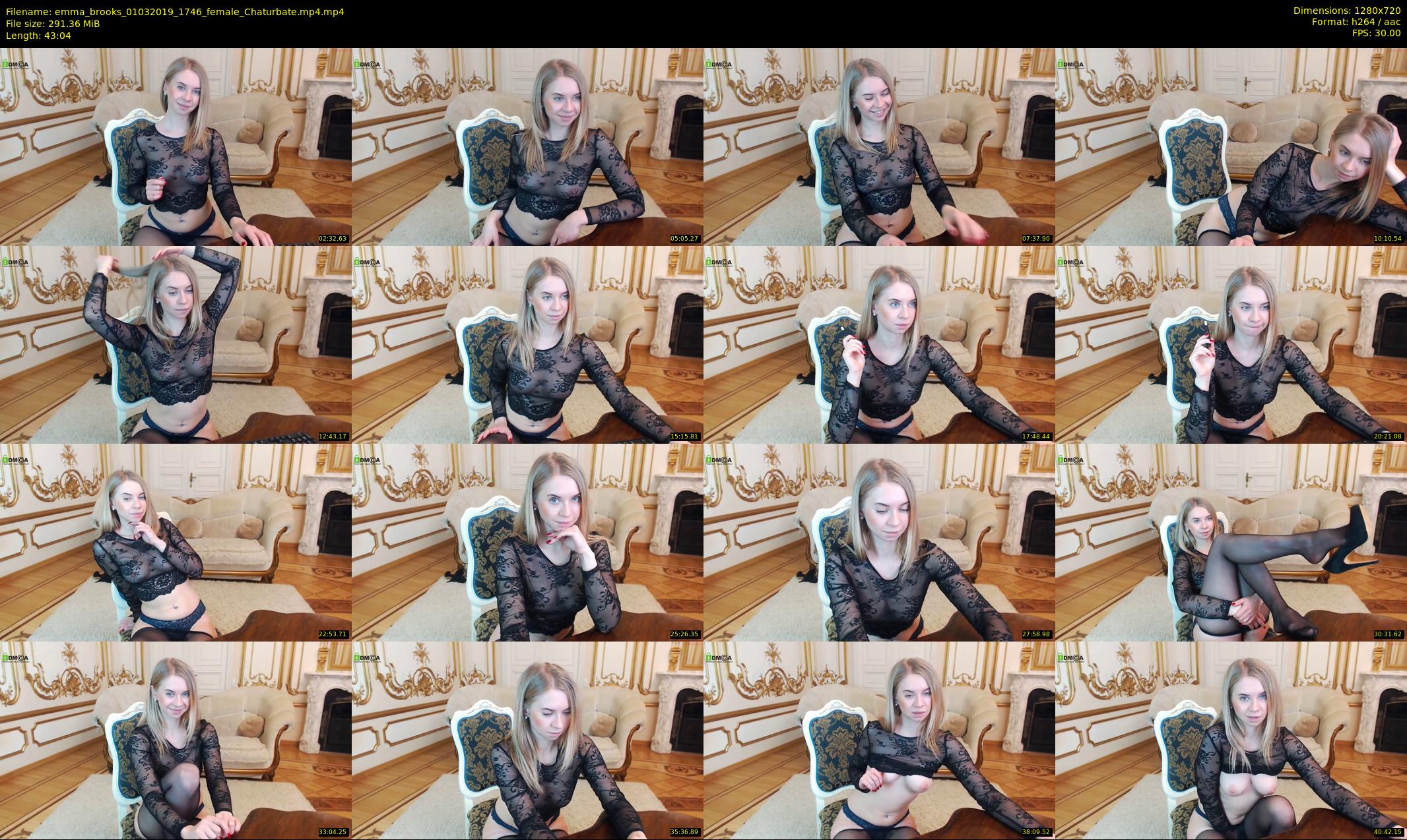 emma_brooks — 44 minute Chaturbate female cam show recording, 720p, Mar 1, 2019
