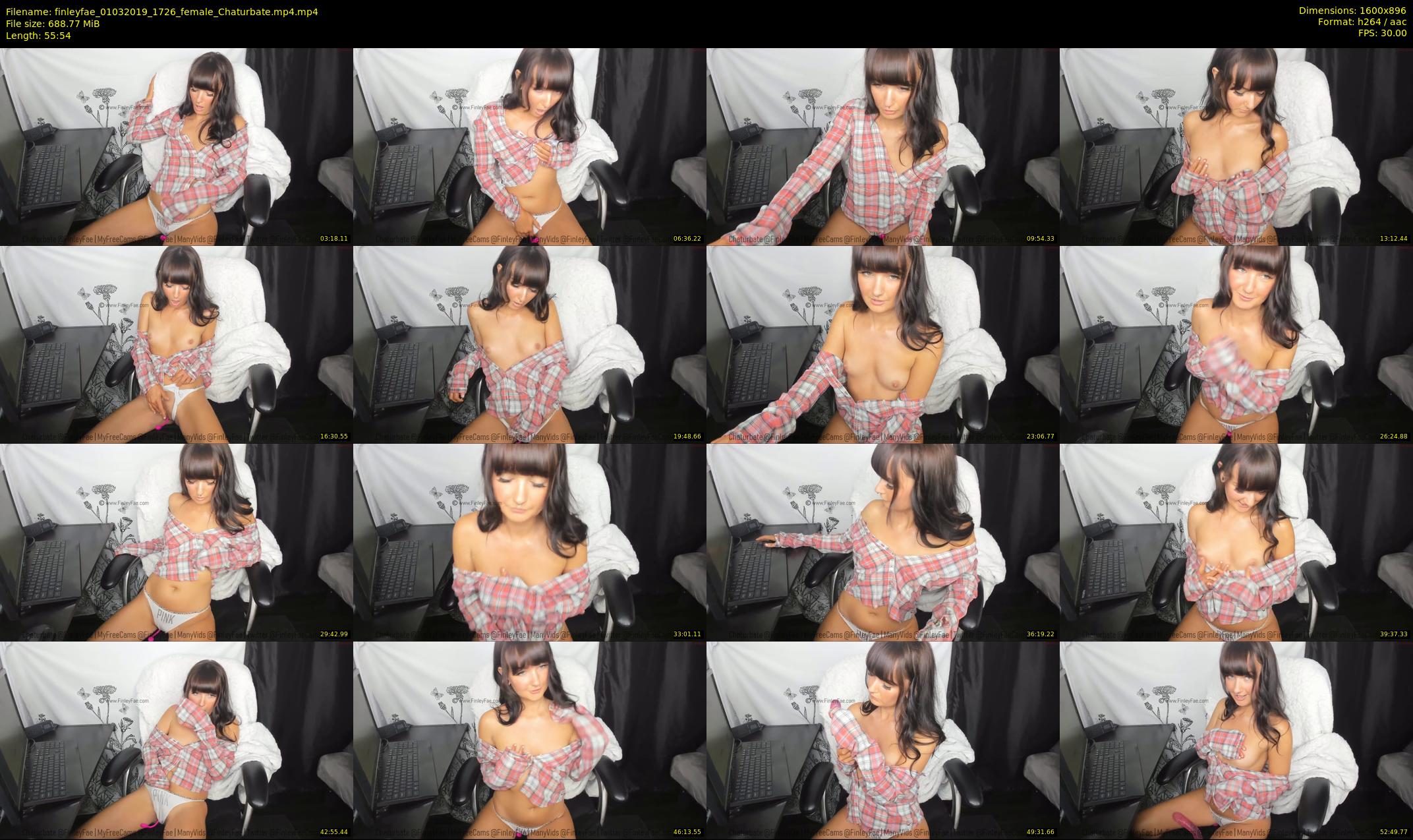finleyfae — 56 minute Chaturbate female cam show recording, 720p, Mar 1, 2019