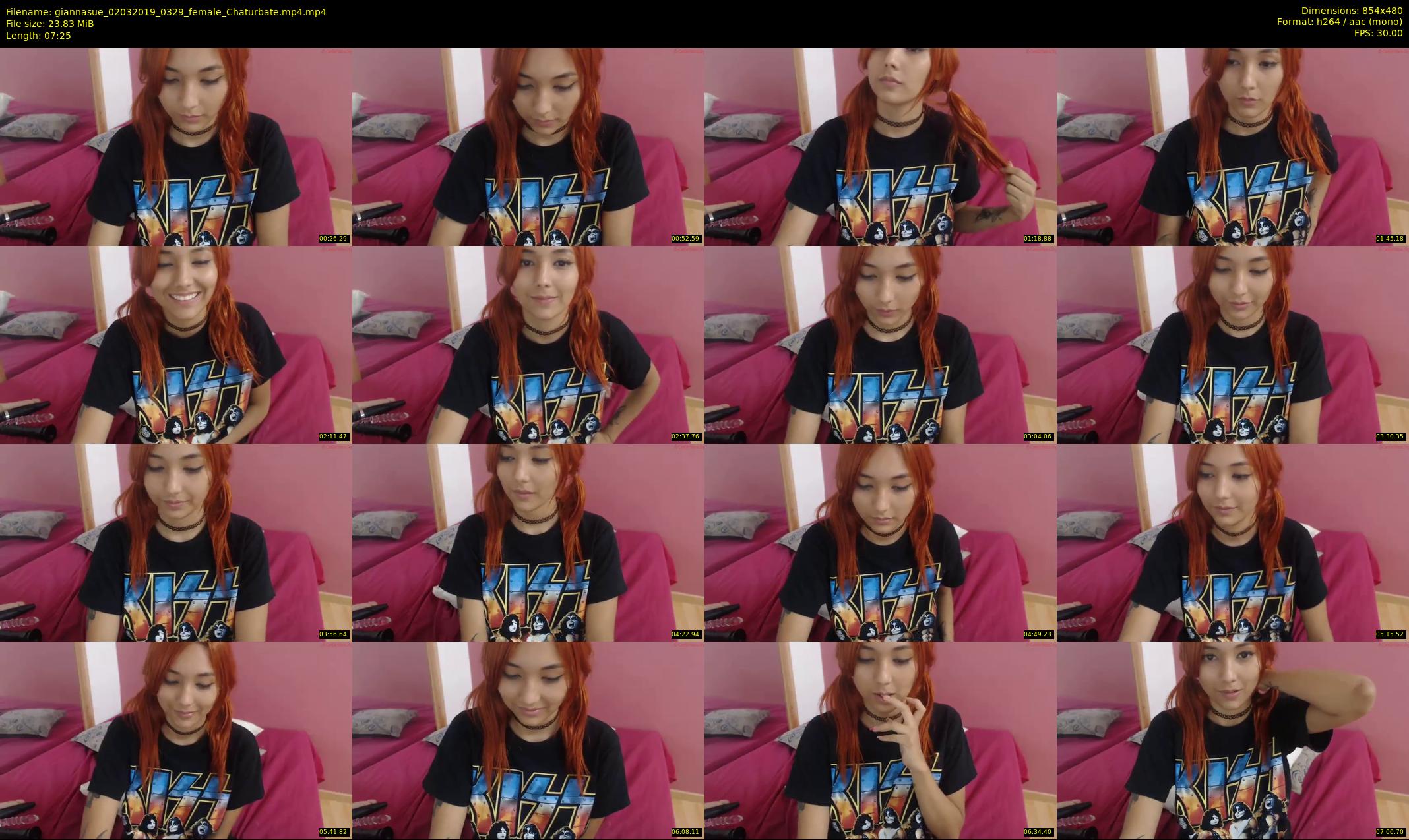 giannasue — 8 minute Chaturbate female cam show recording, 480p, Mar 2, 2019