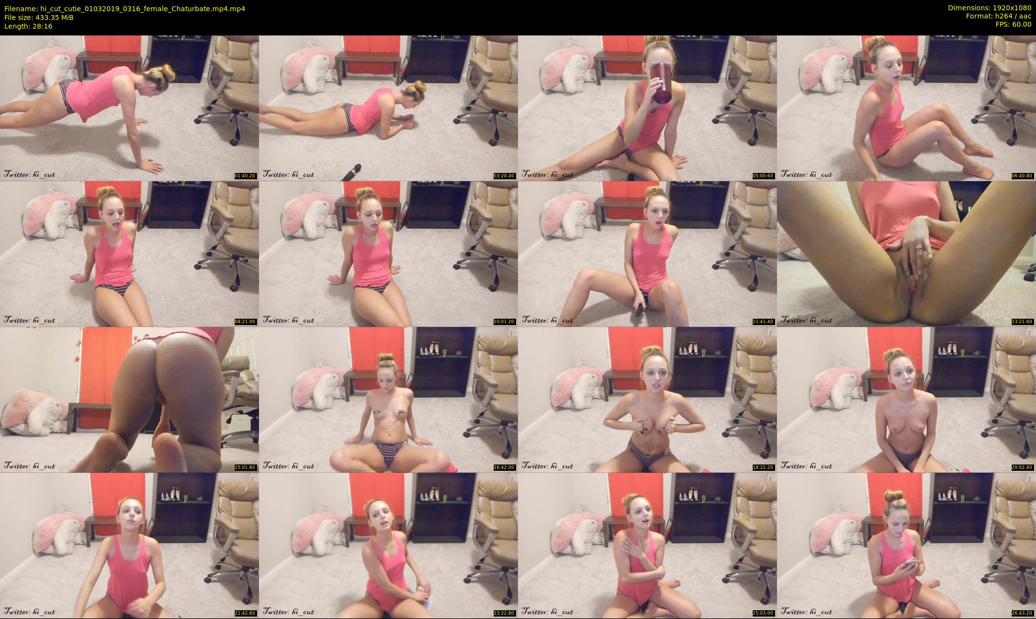 hi_cut_cutie — 29 minute Chaturbate female cam show recording, 1080p, Mar 1, 2019