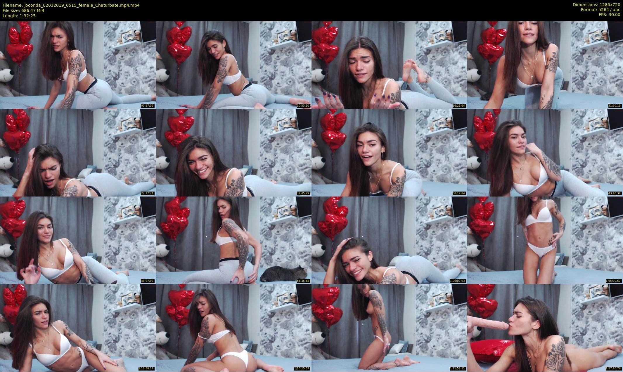 joconda — 93 minute Chaturbate female cam show recording, 720p, Mar 2, 2019