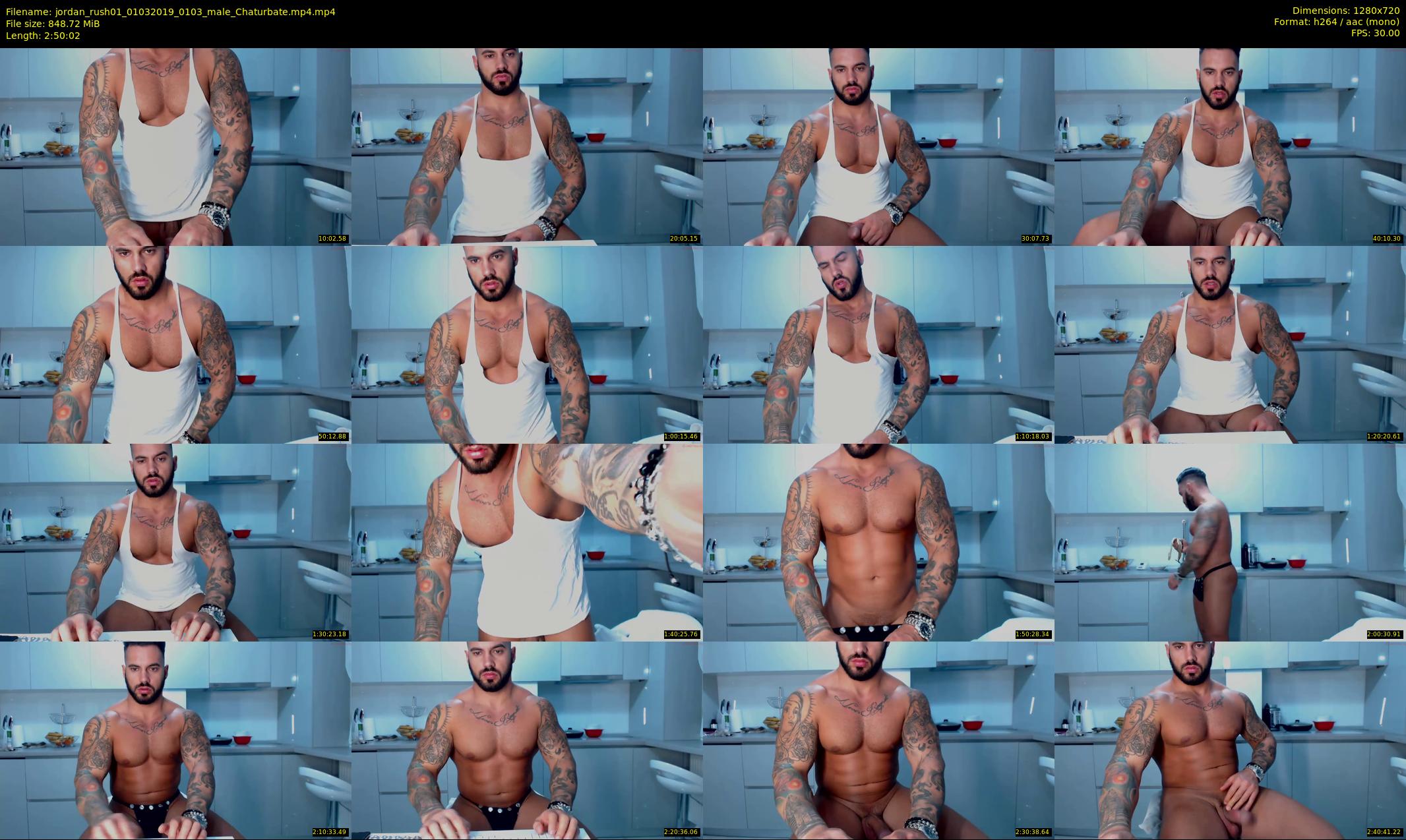 jordan_rush01 — 171 minute Chaturbate male cam show recording, 720p, Mar 1, 2019