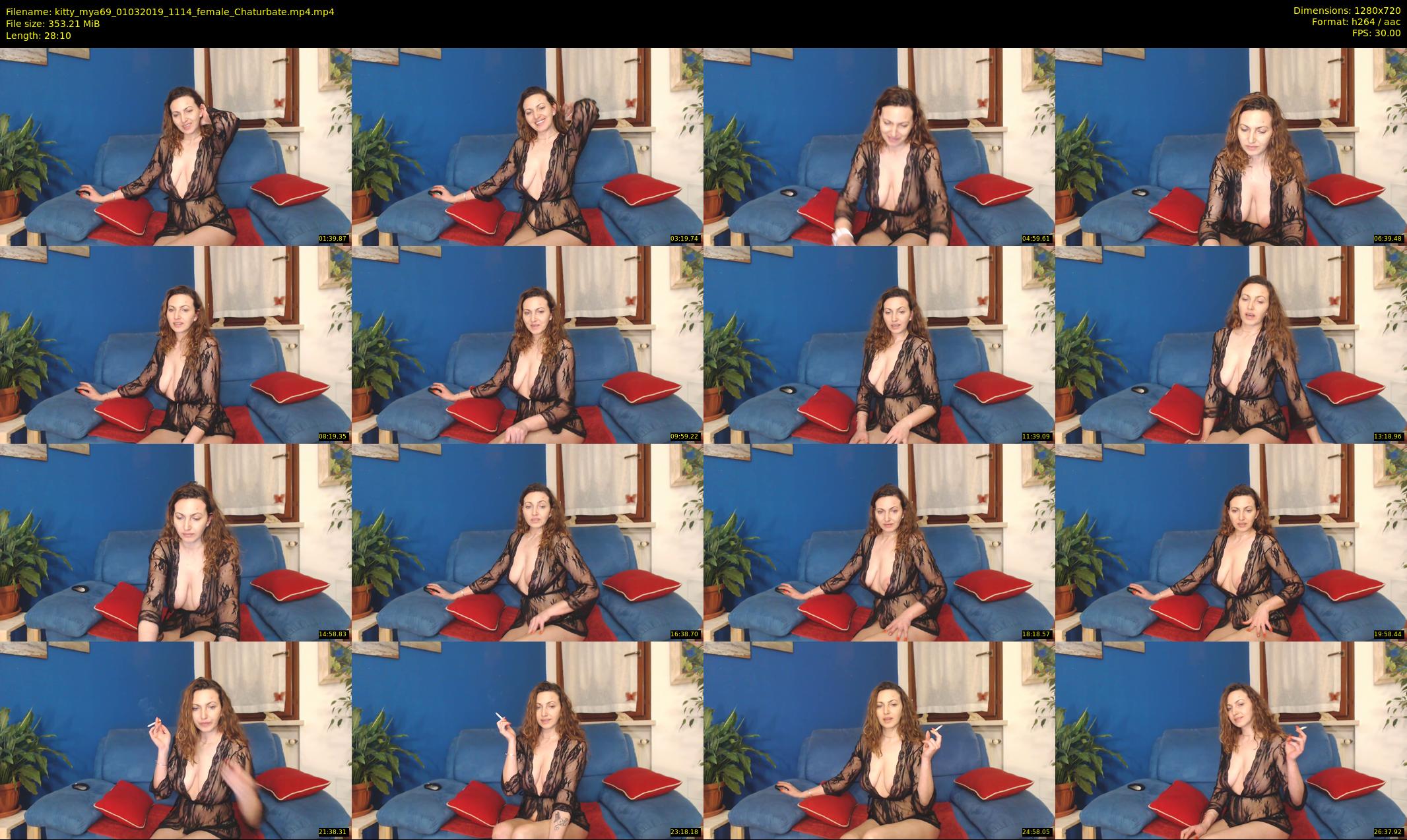 kitty_mya69 — 29 minute Chaturbate female cam show recording, 720p, Mar 1, 2019