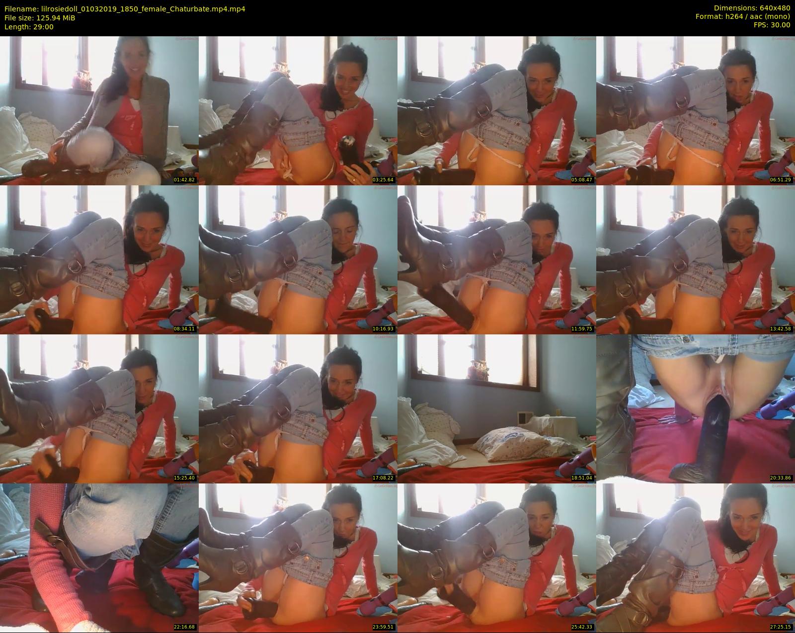 lilrosiedoll — 29 minute Chaturbate female cam show recording, 480p, Mar 1, 2019