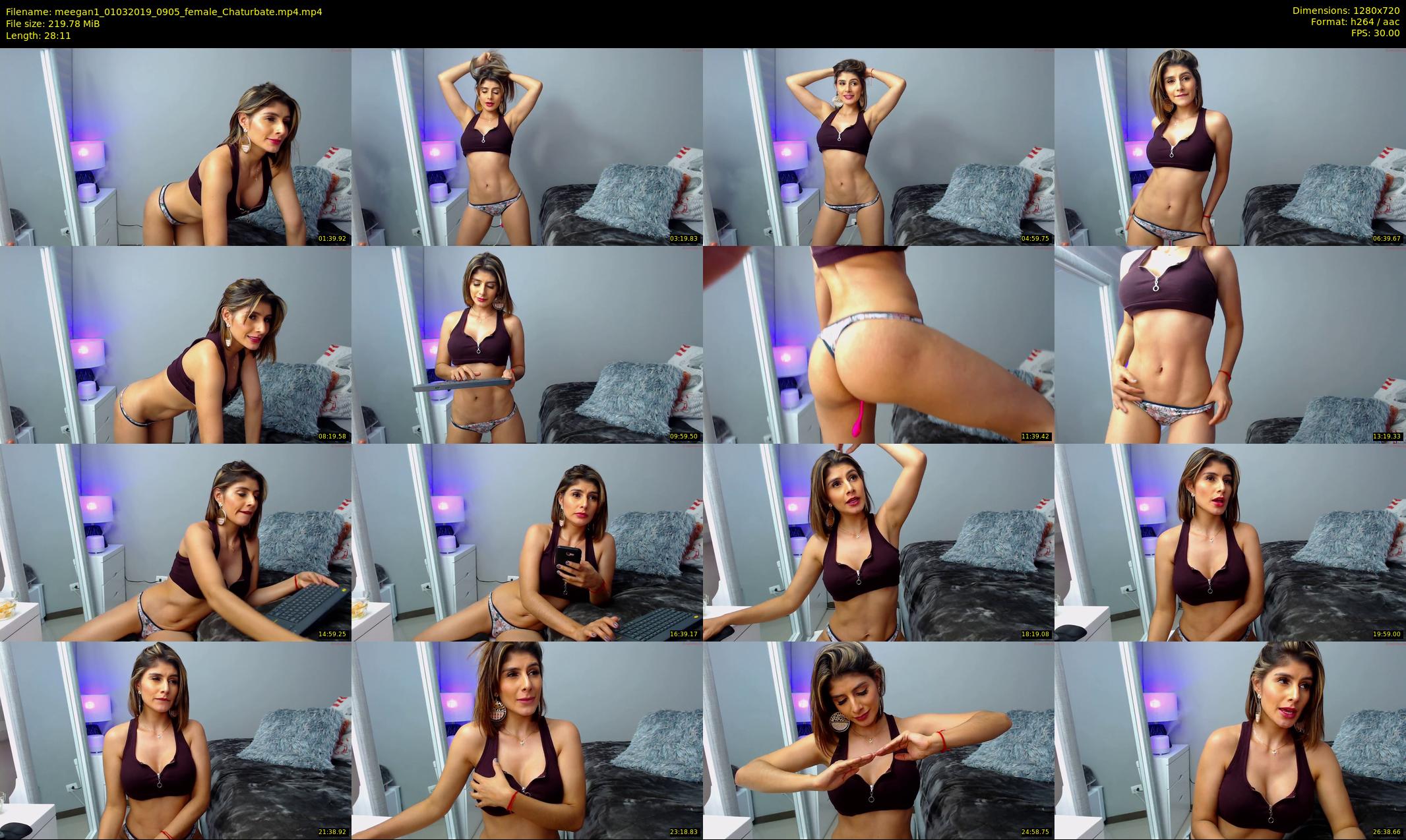 meegan1 — 29 minute Chaturbate female cam show recording, 720p, Mar 1, 2019