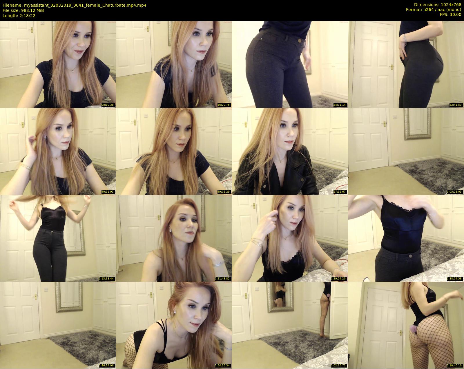 myassistant — 139 minute Chaturbate female cam show recording, 720p, Mar 2, 2019