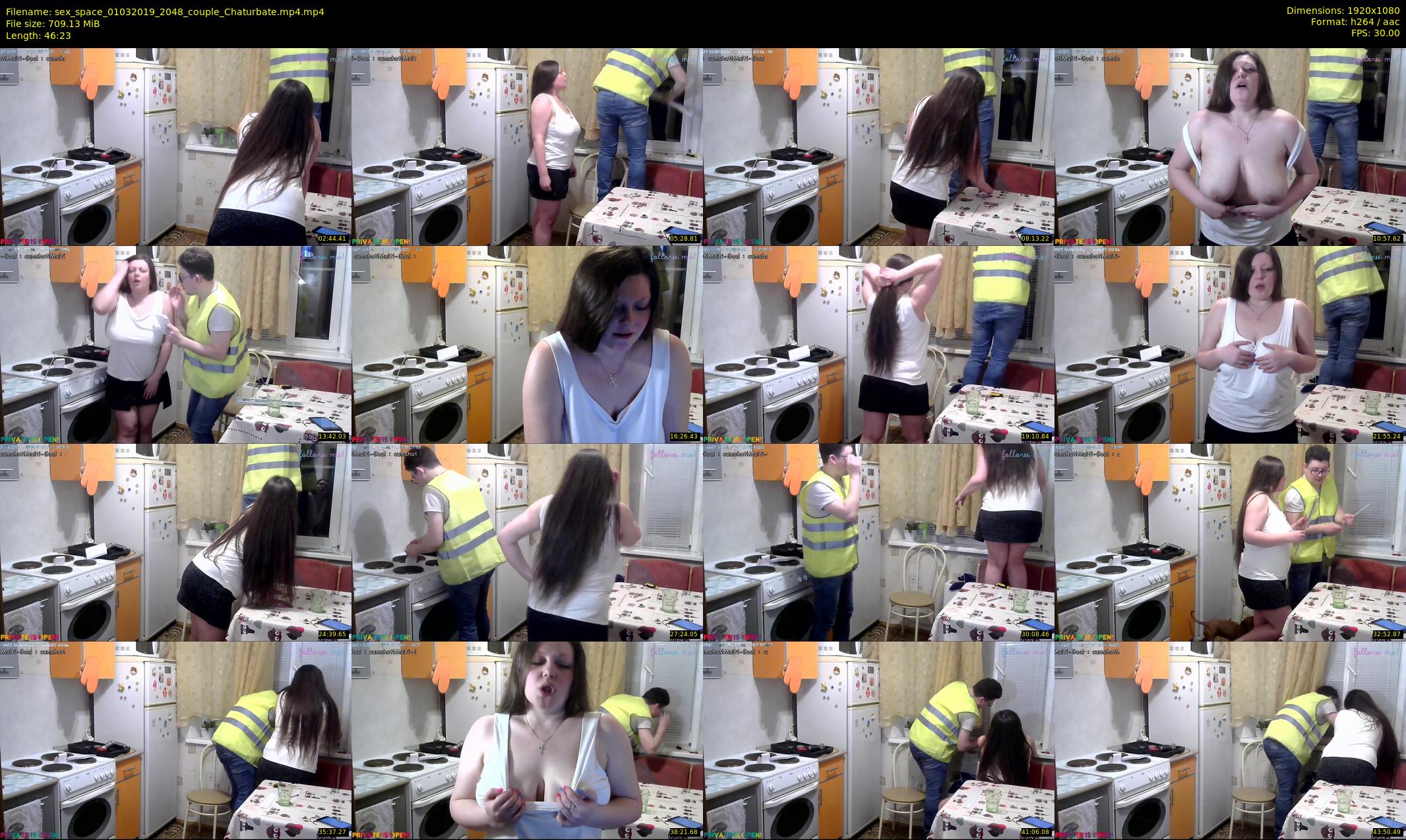 sex_space — 47 minute Chaturbate couple cam show recording, 1080p, Mar 1, 2019