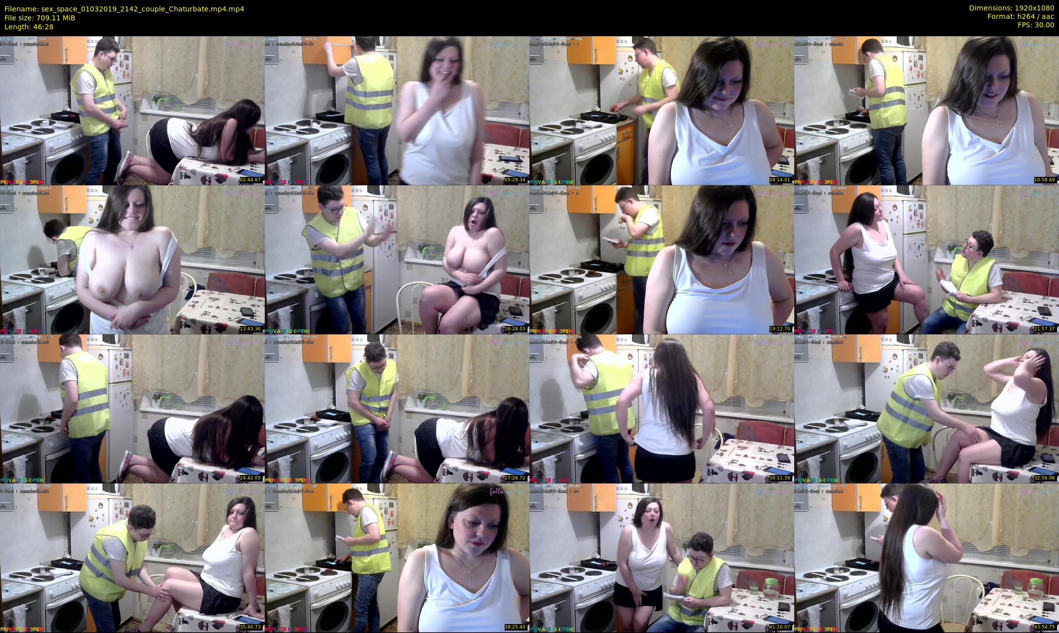 sex_space — 47 minute Chaturbate couple cam show recording, 1080p, Mar 1, 2019