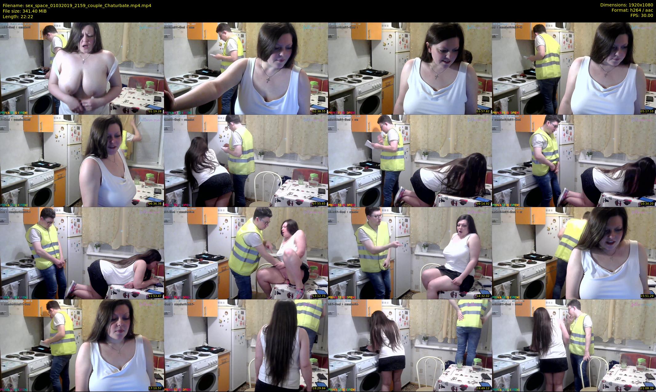 sex_space — 23 minute Chaturbate couple cam show recording, 1080p, Mar 1, 2019