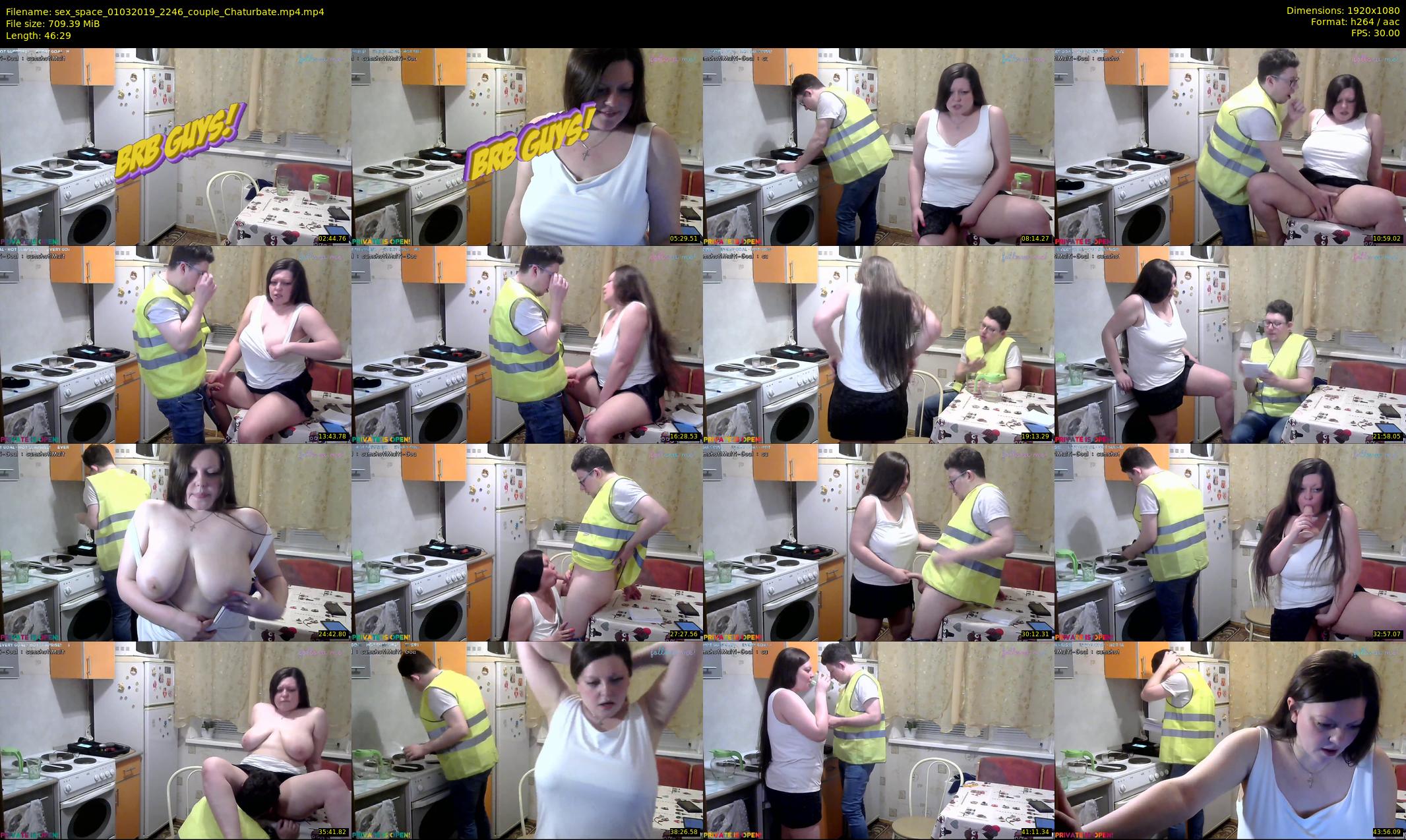 sex_space — 47 minute Chaturbate couple cam show recording, 1080p, Mar 1, 2019