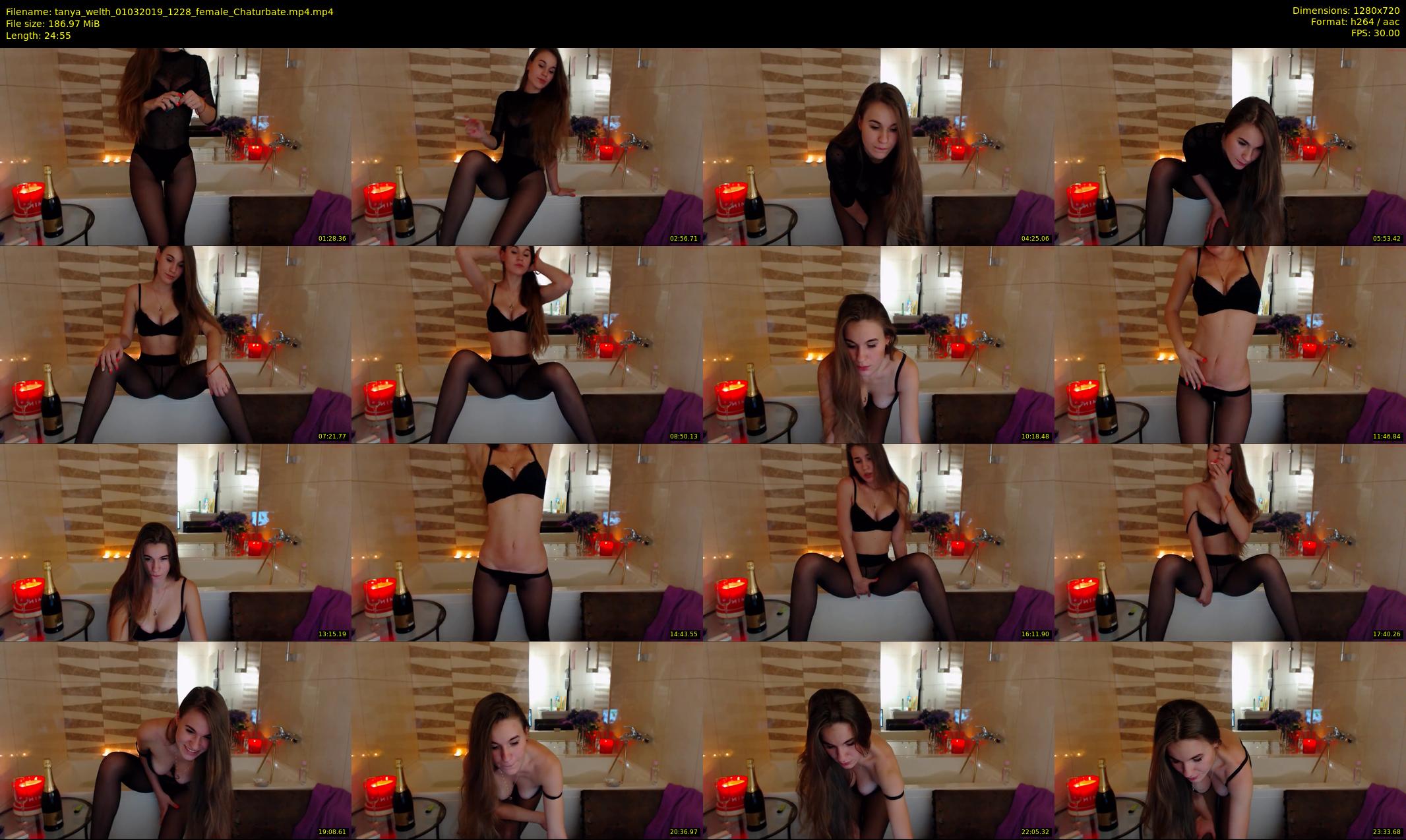 tanya_welth — 25 minute Chaturbate female cam show recording, 720p, Mar 1, 2019