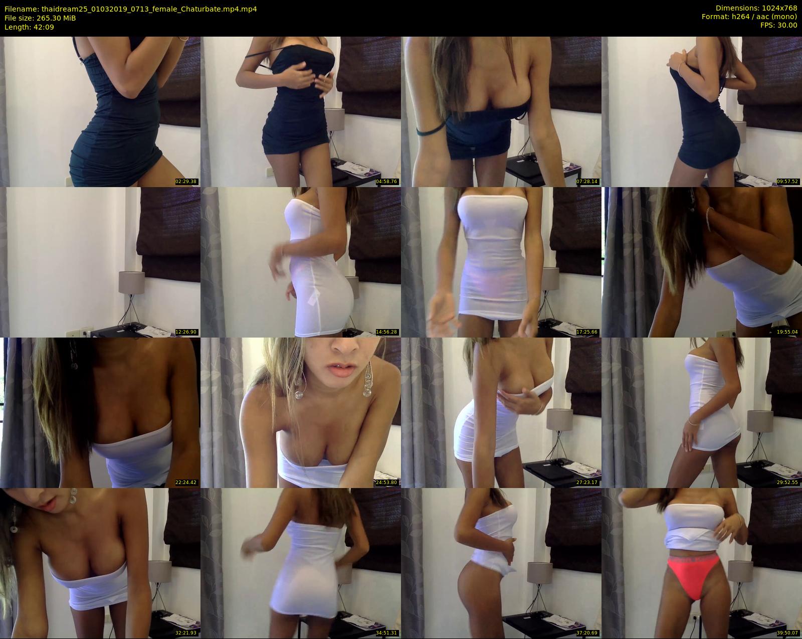thaidream25 — 43 minute Chaturbate female cam show recording, 720p, Mar 1, 2019