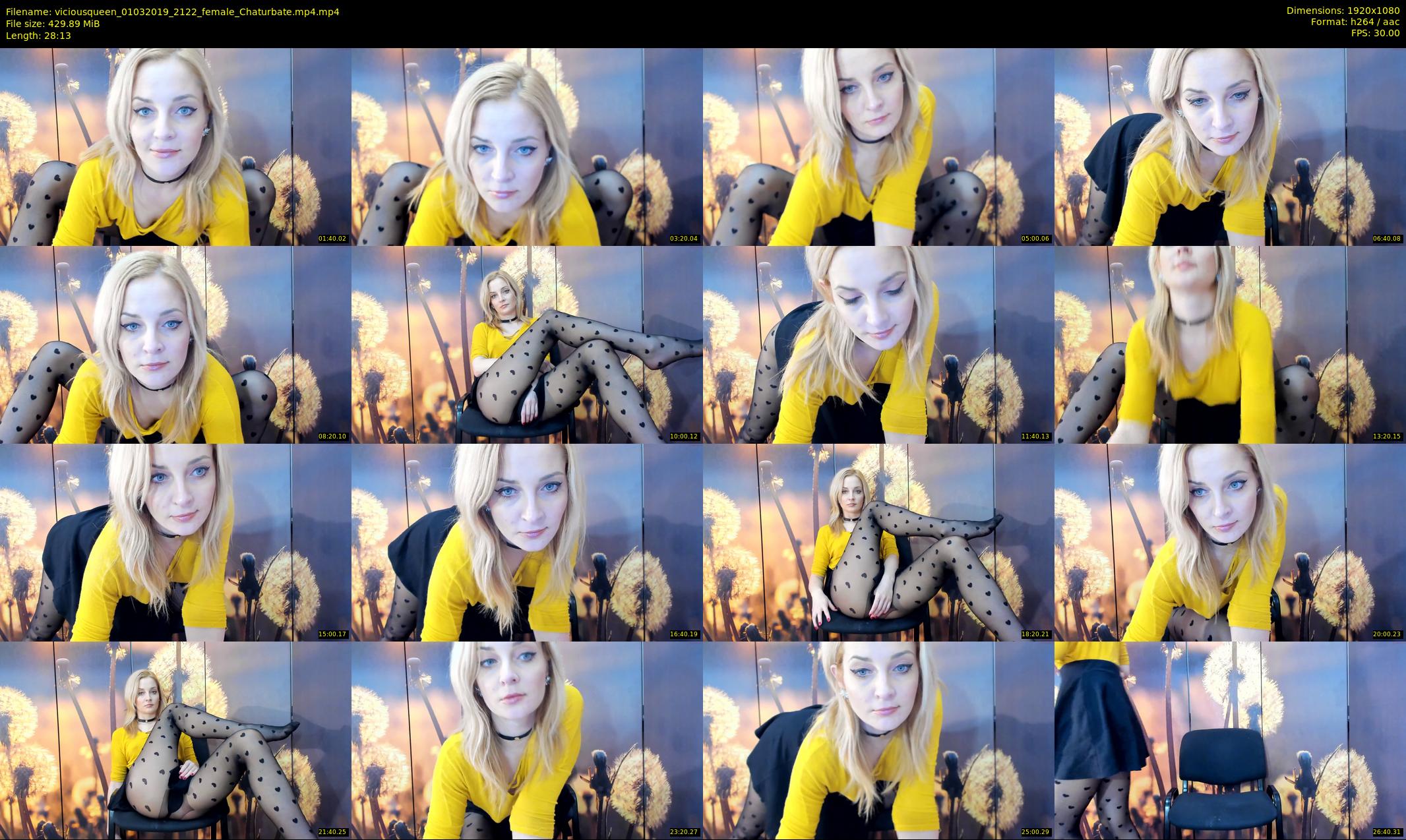 viciousqueen — 29 minute Chaturbate female cam show recording, 1080p, Mar 1, 2019