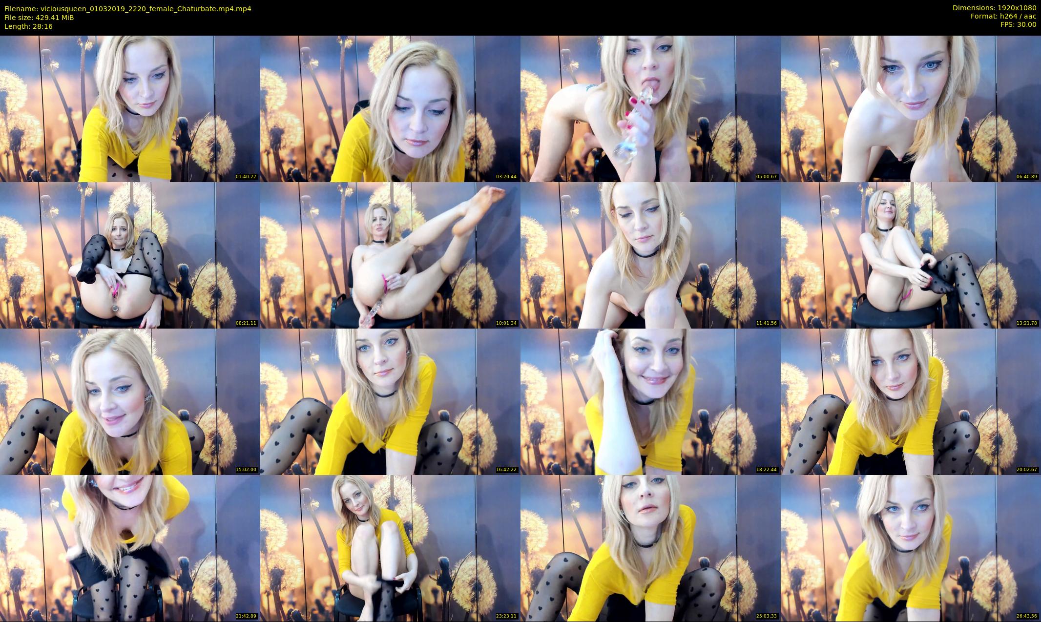 viciousqueen — 29 minute Chaturbate female cam show recording, 1080p, Mar 1, 2019