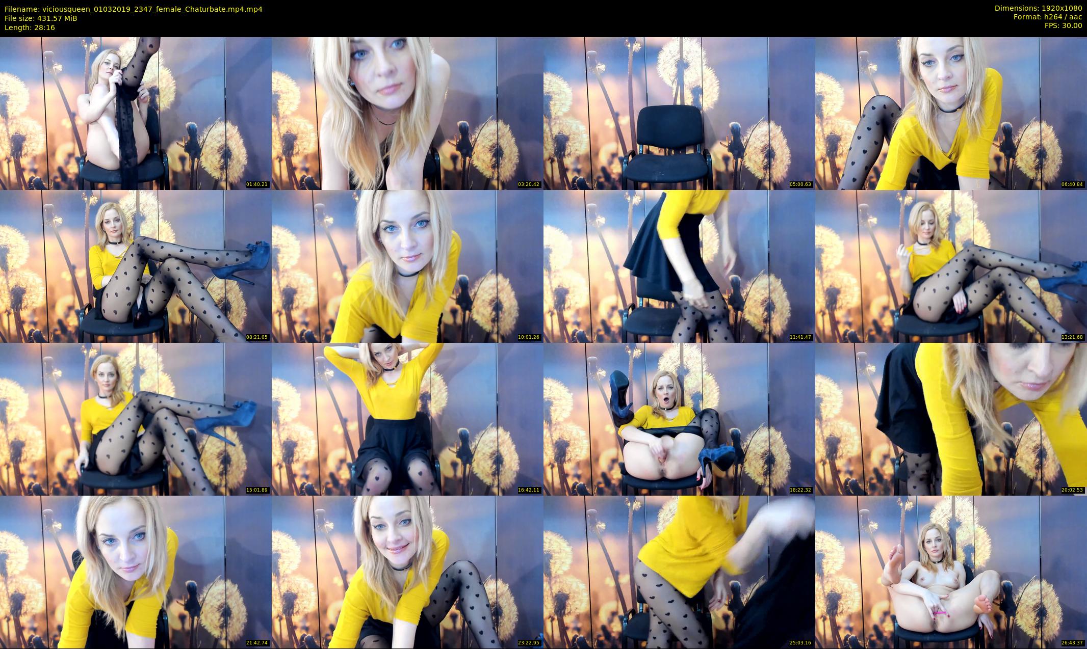 viciousqueen — 29 minute Chaturbate female cam show recording, 1080p, Mar 1, 2019