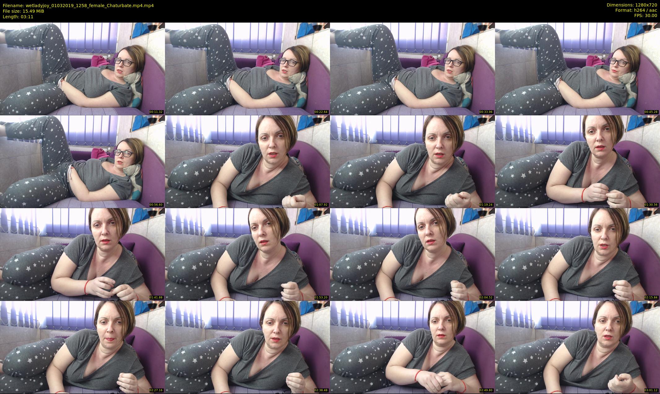 wetladyjoy — 4 minute Chaturbate female cam show recording, 720p, Mar 1, 2019