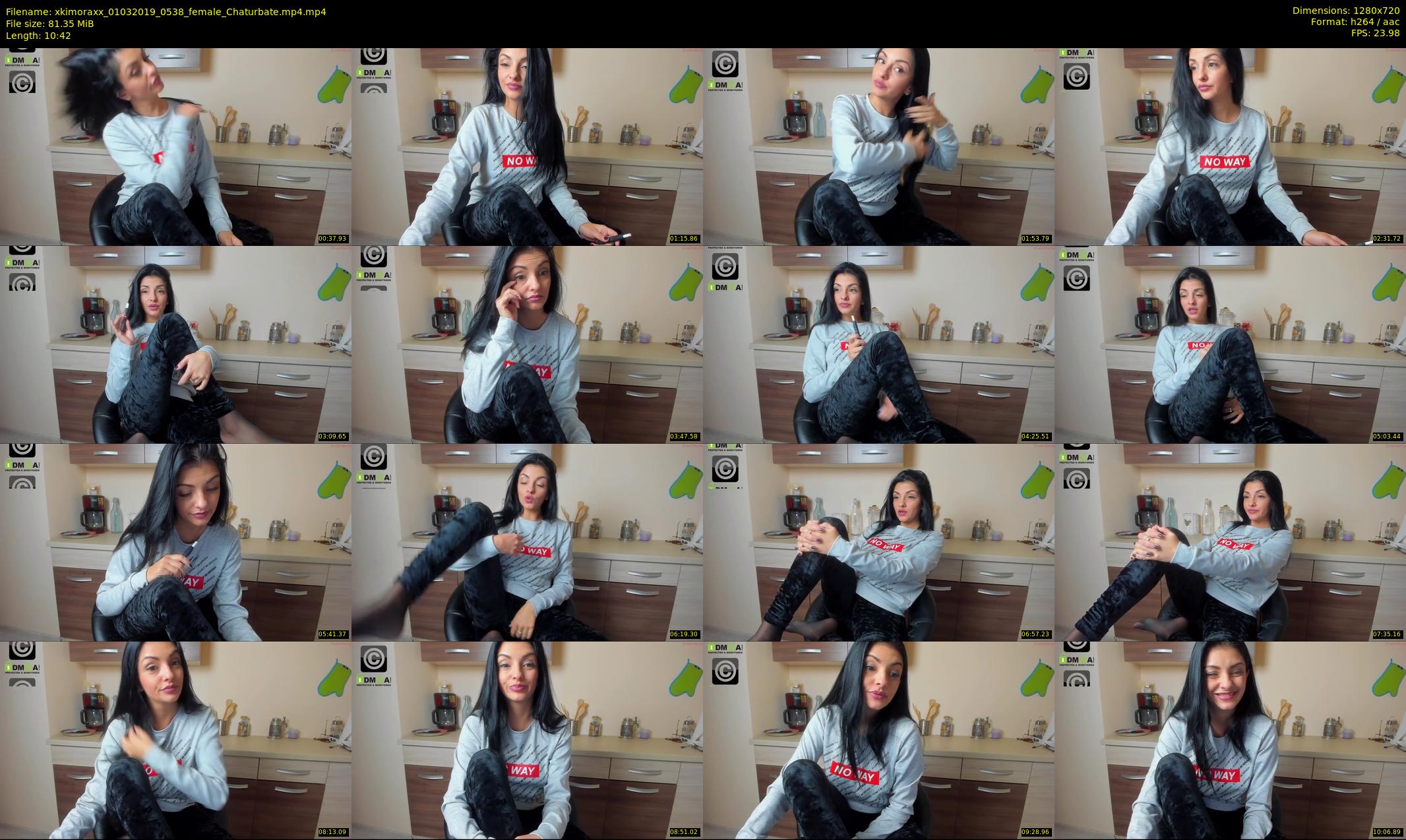 xkimoraxx — 11 minute Chaturbate female cam show recording, 720p, Mar 1, 2019