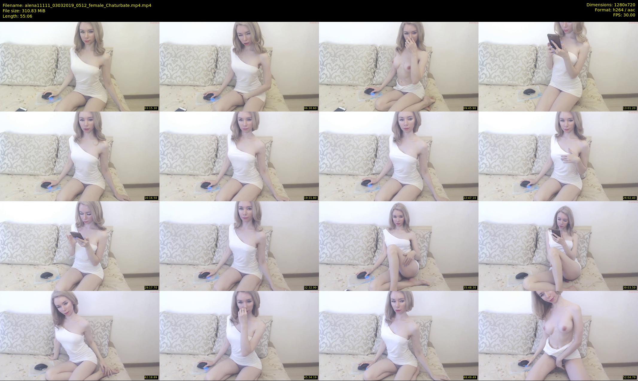 alena11111 — 56 minute Chaturbate female cam show recording, 720p, Mar 3, 2019