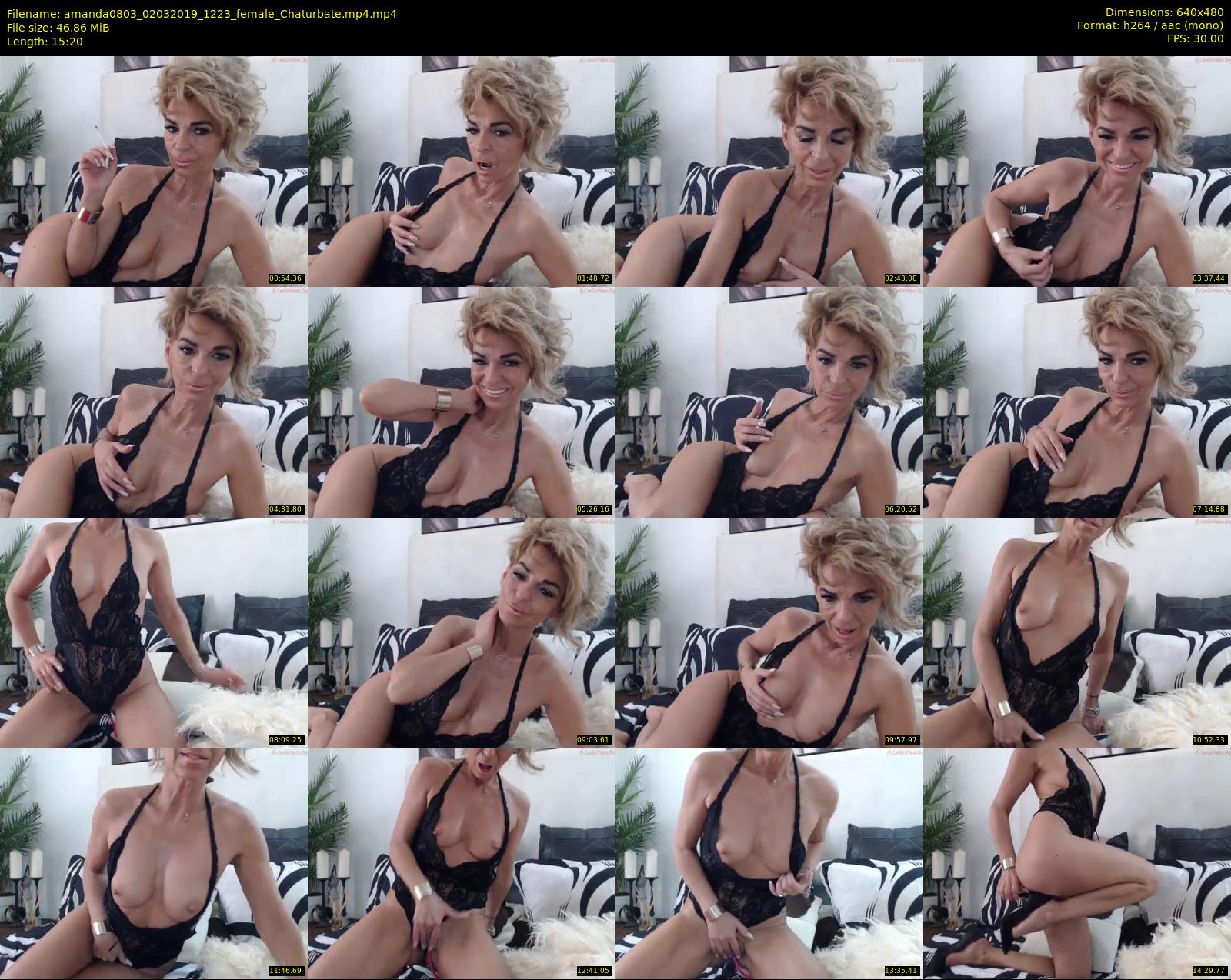 amanda0803 — 16 minute Chaturbate female cam show recording, 480p, Mar 2, 2019