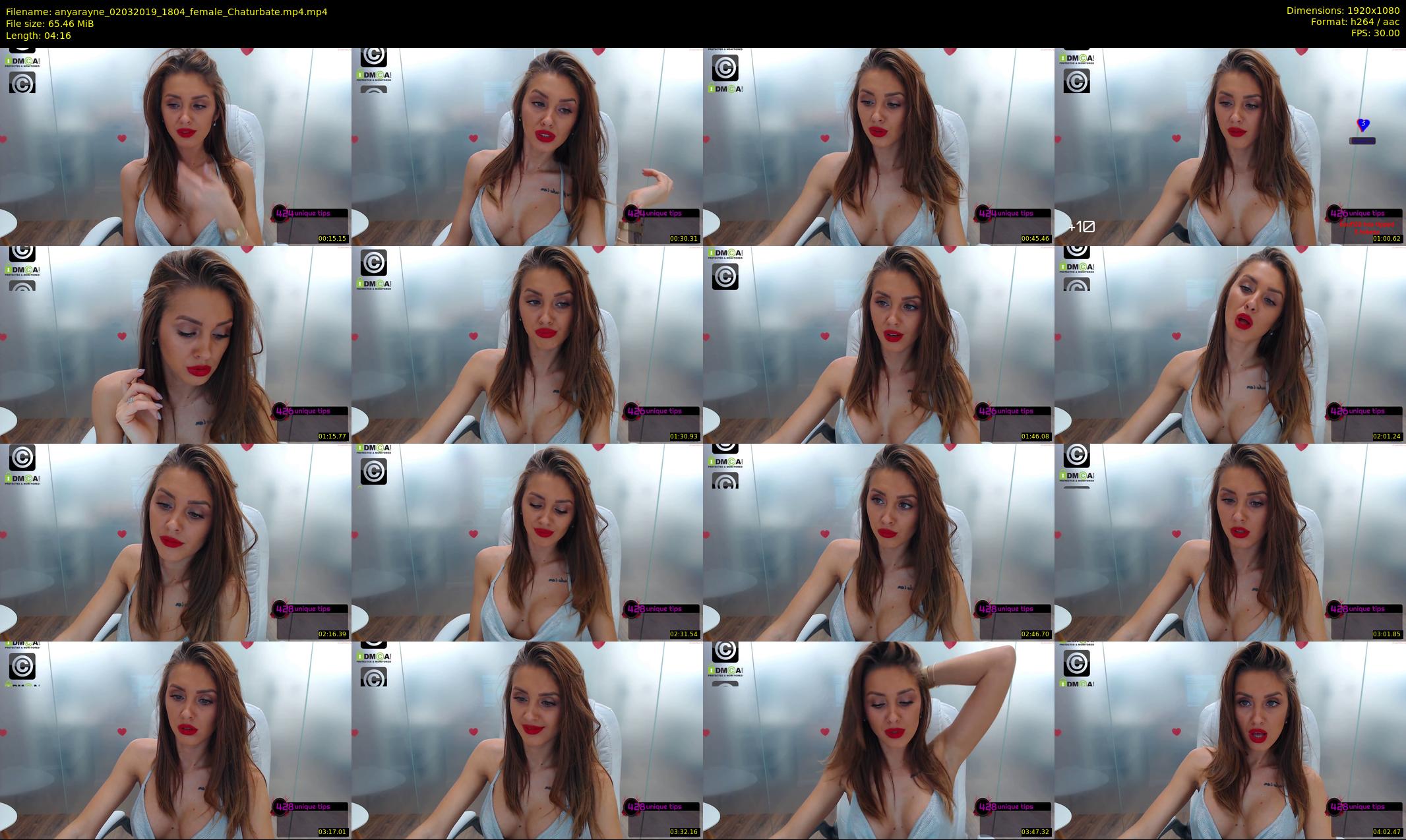 anyarayne — 5 minute Chaturbate female cam show recording, 1080p, Mar 2, 2019