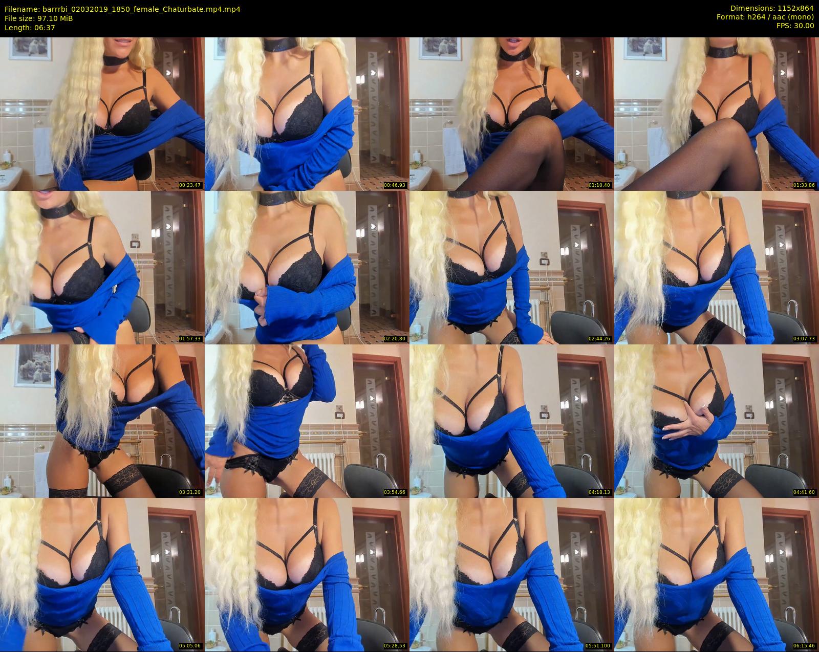 barrrbi — 7 minute Chaturbate female cam show recording, 720p, Mar 2, 2019