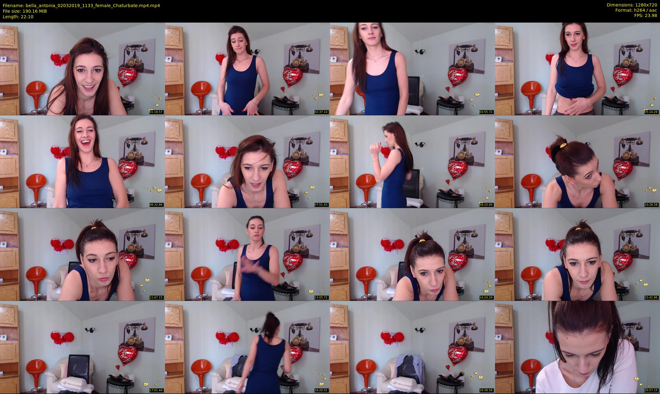 bella_antonia — 23 minute Chaturbate female cam show recording, 720p, Mar 2, 2019