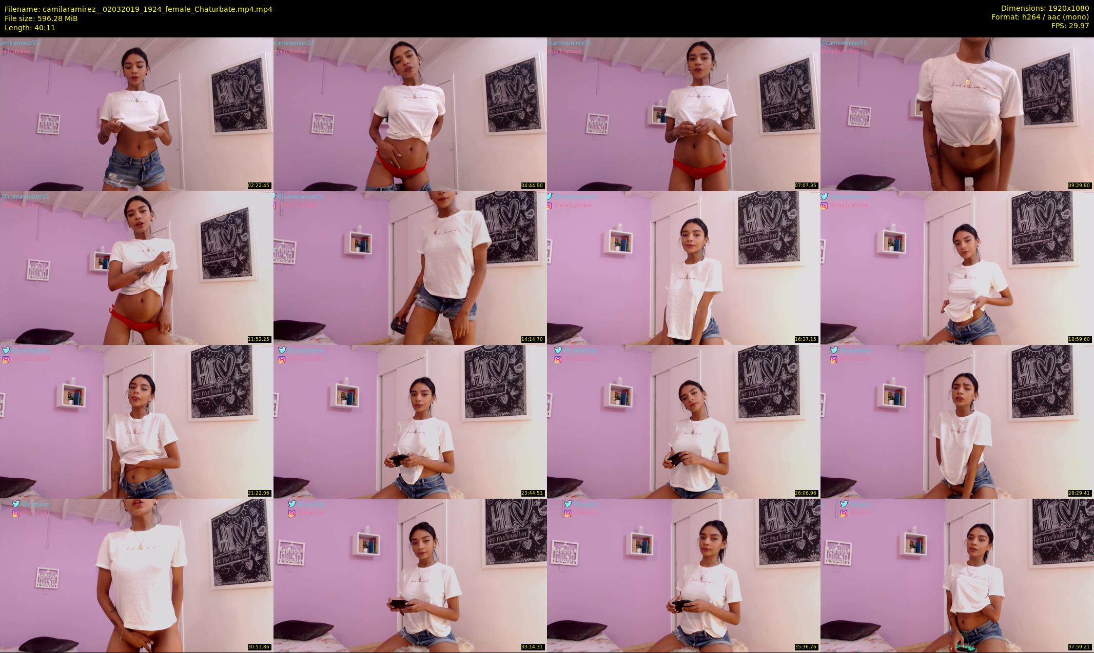 camilaramirez_ — 41 minute Chaturbate female cam show recording, 1080p, Mar 2, 2019