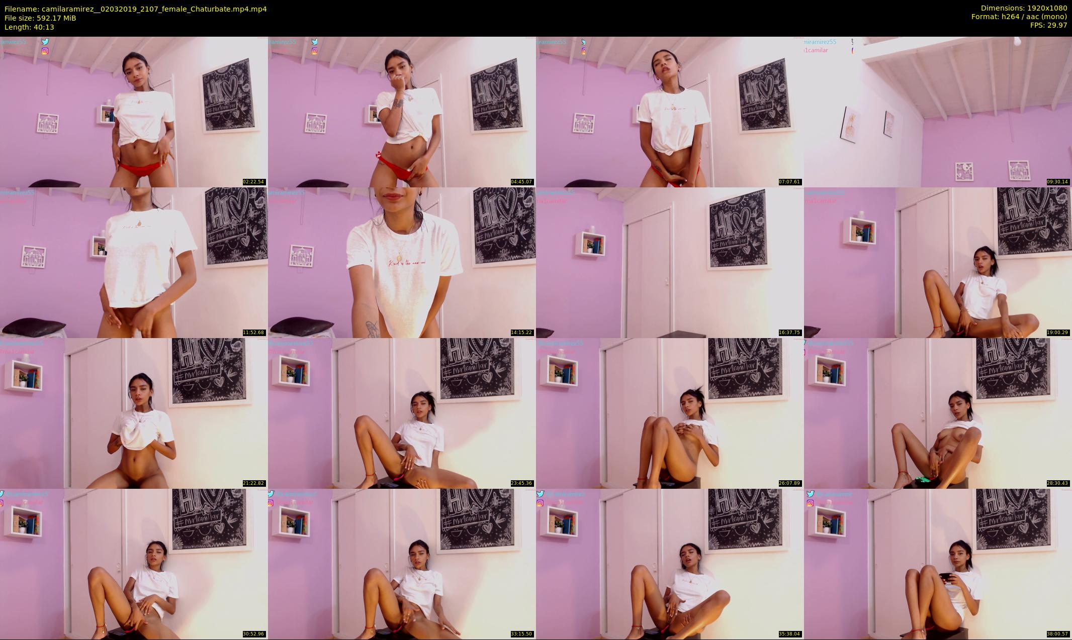 camilaramirez_ — 41 minute Chaturbate female cam show recording, 1080p, Mar 2, 2019