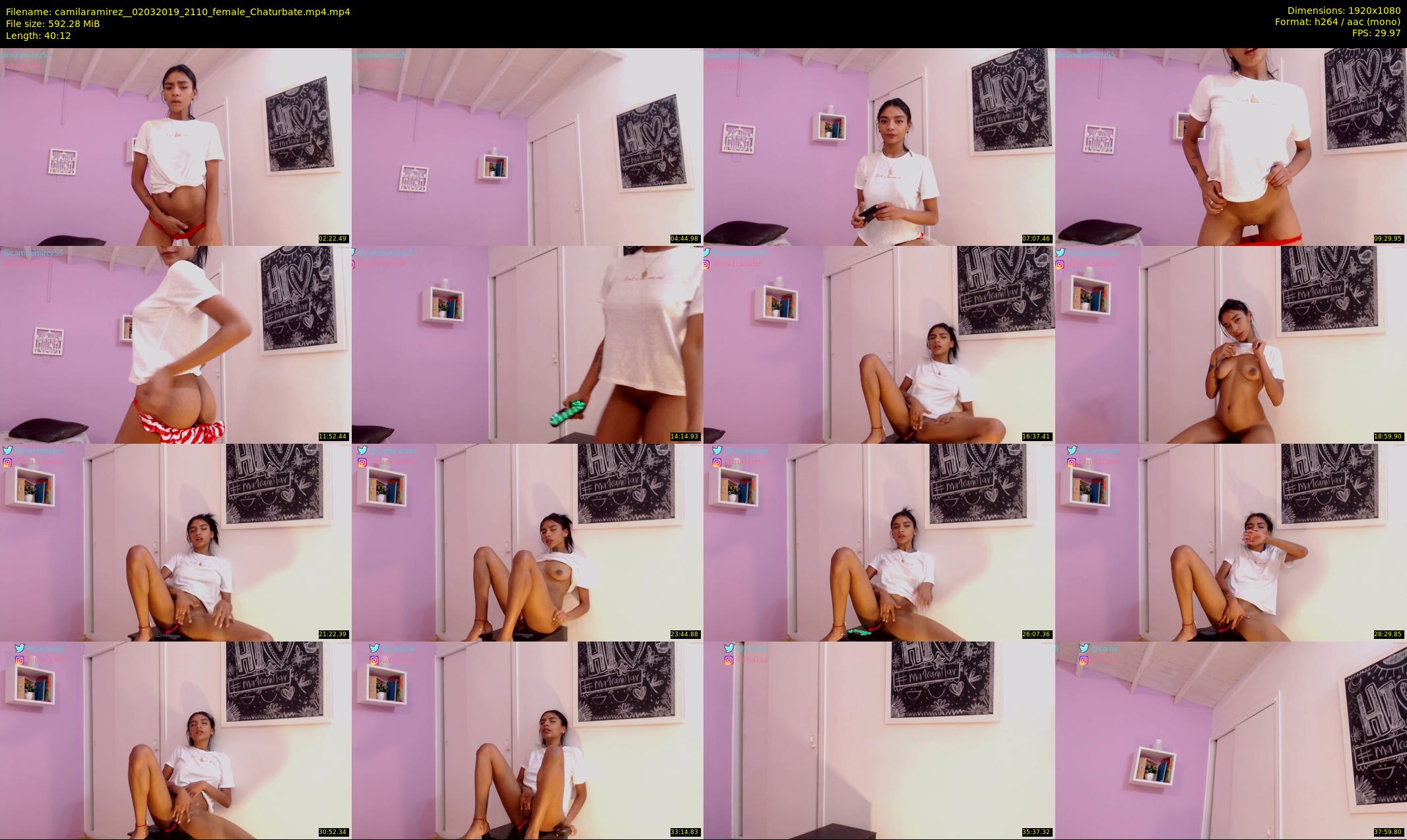 camilaramirez_ — 41 minute Chaturbate female cam show recording, 1080p, Mar 2, 2019