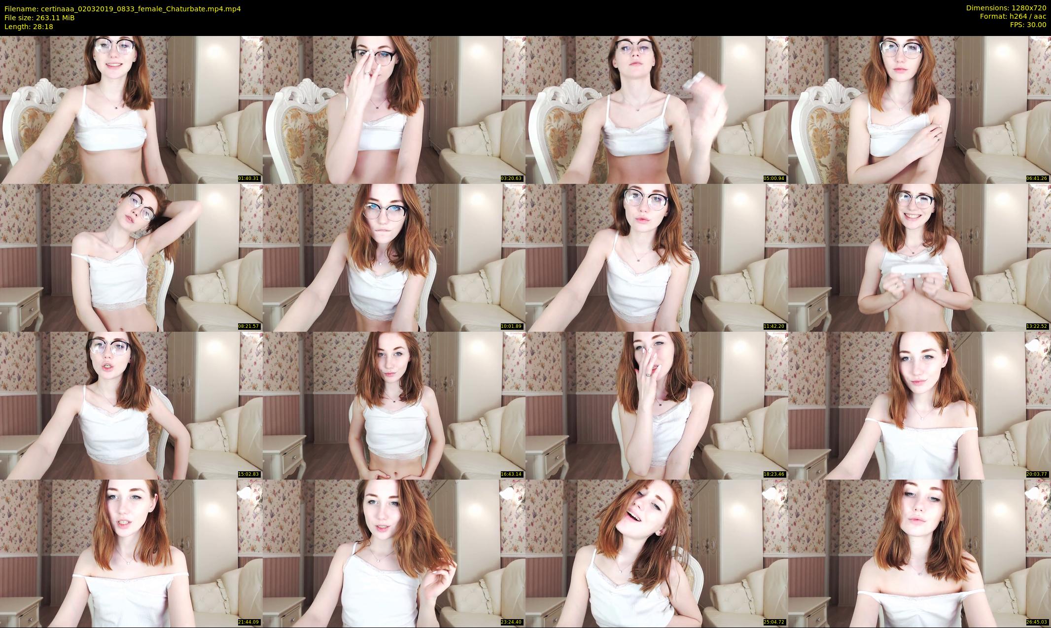 certinaaa — 29 minute Chaturbate female cam show recording, 720p, Mar 2, 2019