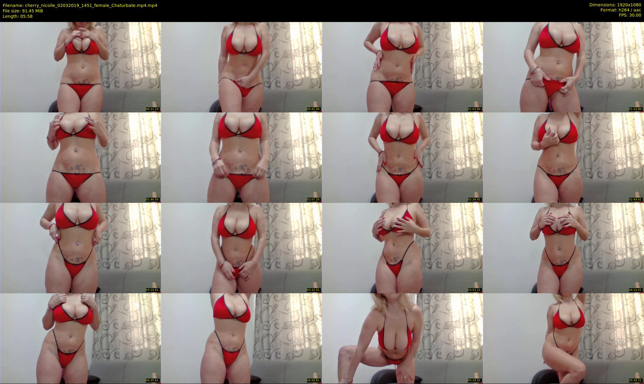 cherry_nicolle — 6 minute Chaturbate female cam show recording, 1080p, Mar 2, 2019