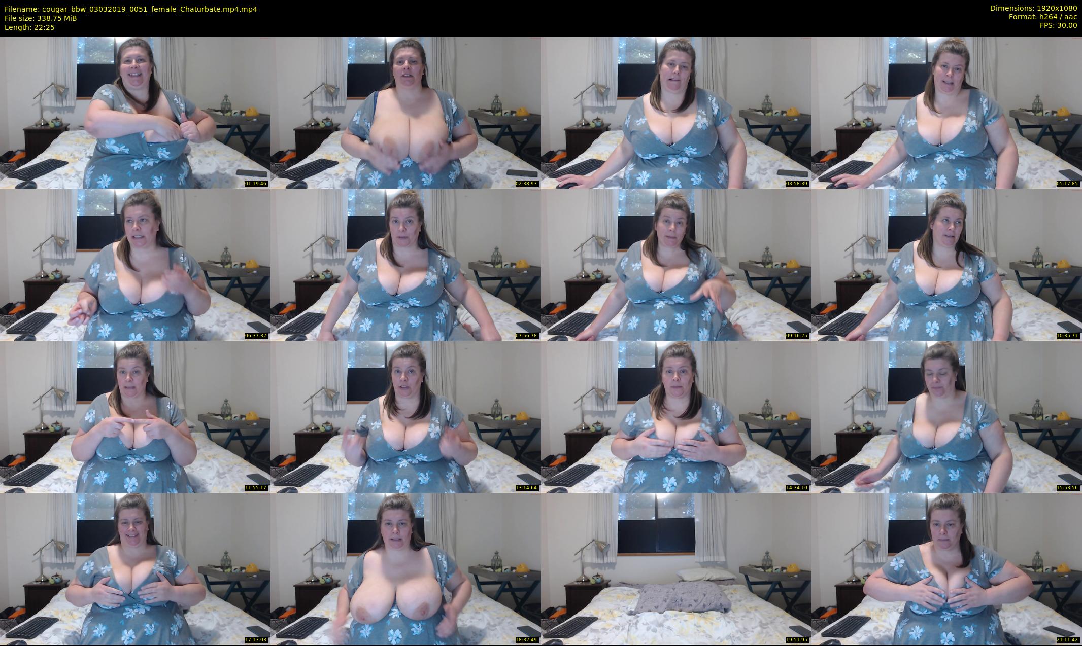 cougar_bbw — 23 minute Chaturbate female cam show recording, 1080p, Mar 3, 2019
