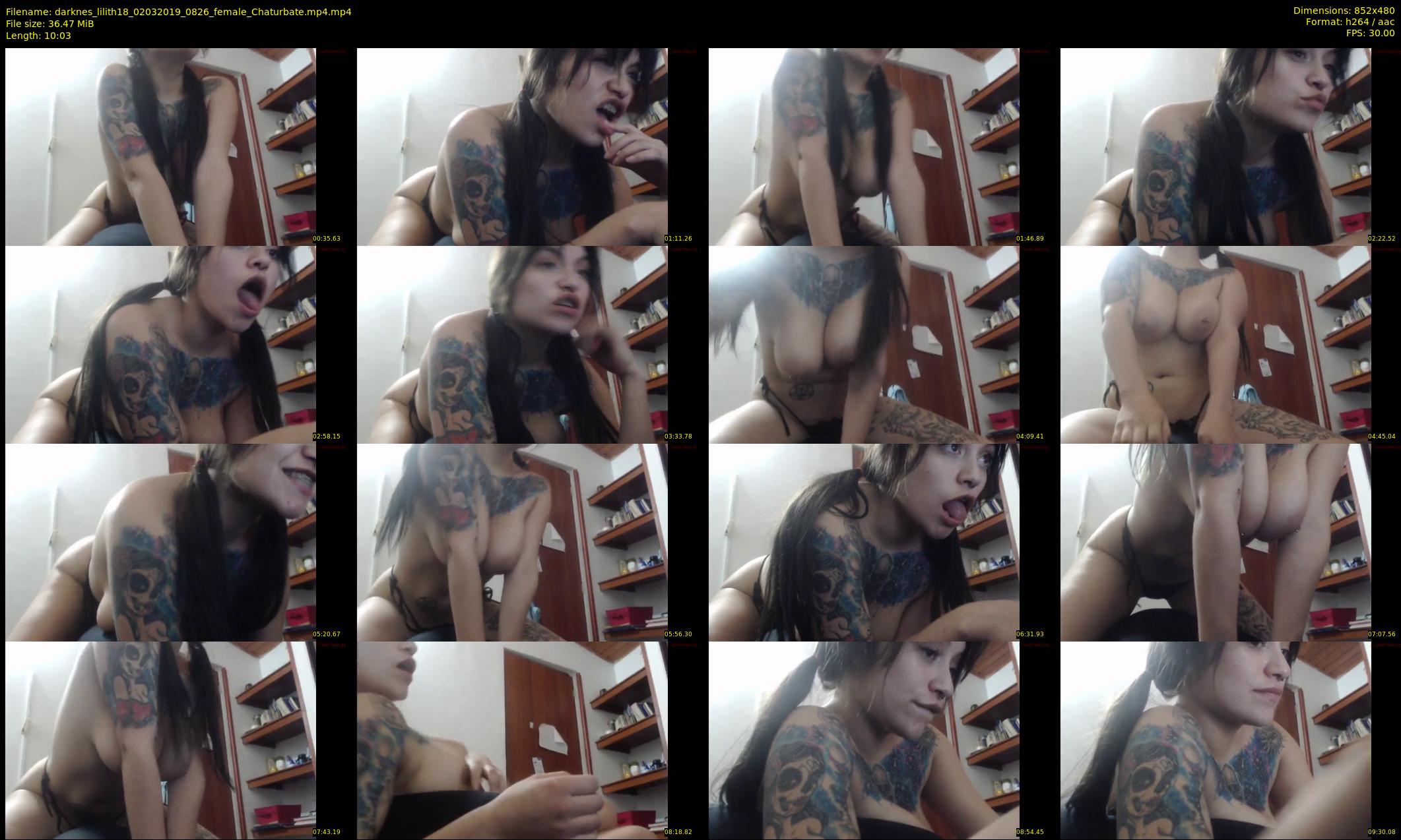 darknes_lilith18 — 11 minute Chaturbate female cam show recording, 480p, Mar 2, 2019