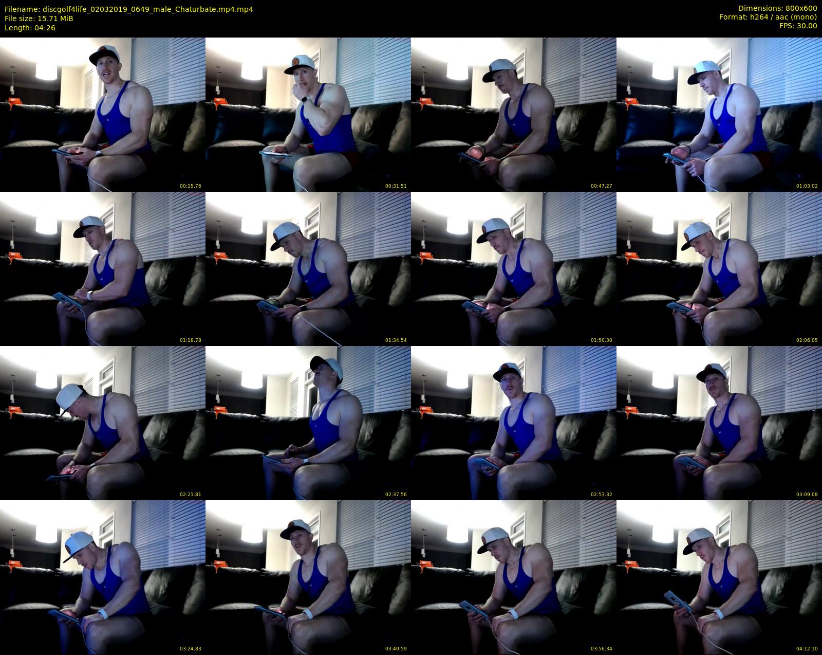 discgolf4life — 5 minute Chaturbate male cam show recording, 480p, Mar 2, 2019