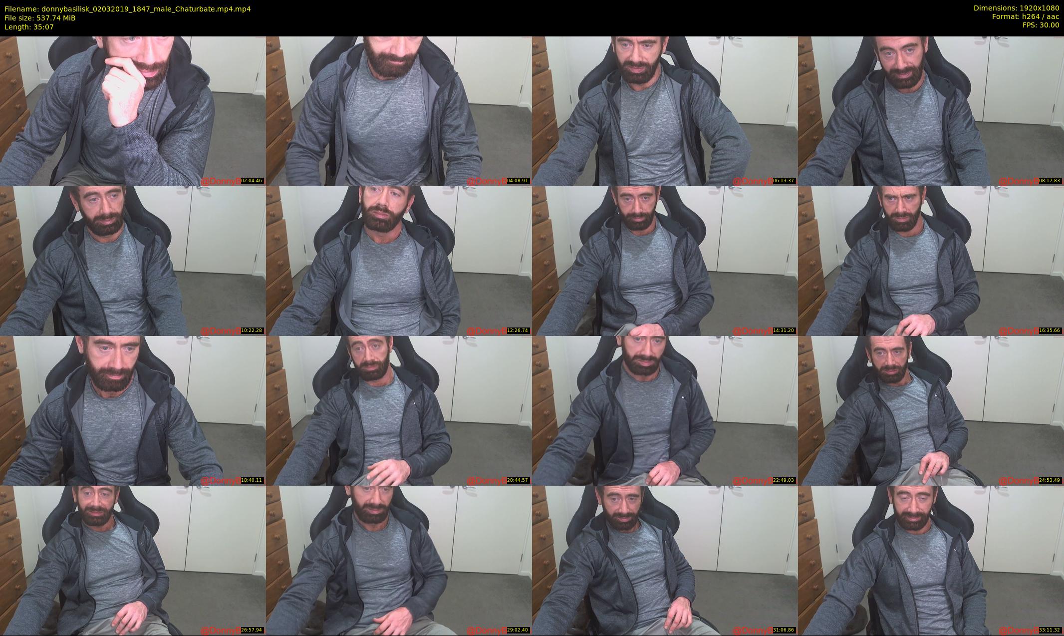 donnybasilisk — 36 minute Chaturbate male cam show recording, 1080p, Mar 2, 2019