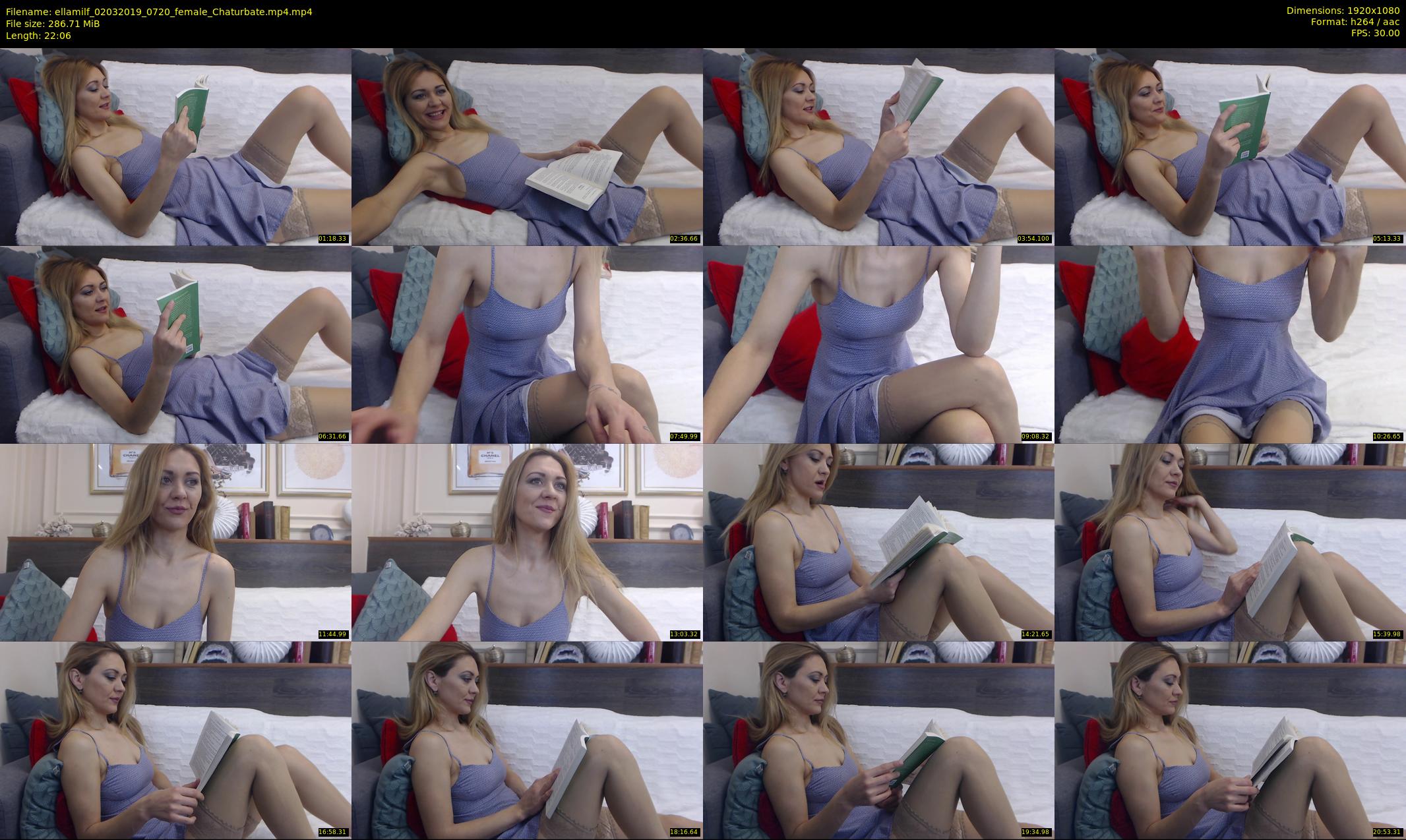 ellamilf — 23 minute Chaturbate female cam show recording, 1080p, Mar 2, 2019
