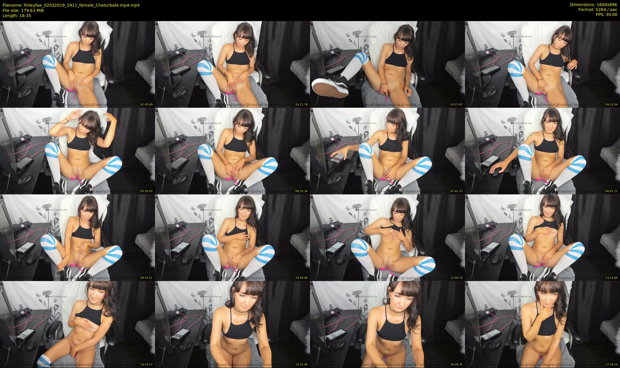 finleyfae — 19 minute Chaturbate female cam show recording, 720p, Mar 2, 2019