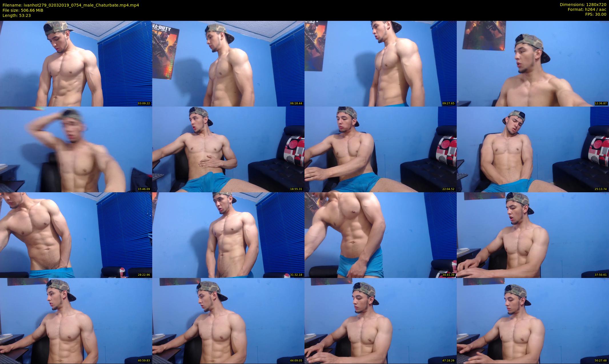 ivanhot279 — 54 minute Chaturbate male cam show recording, 720p, Mar 2, 2019
