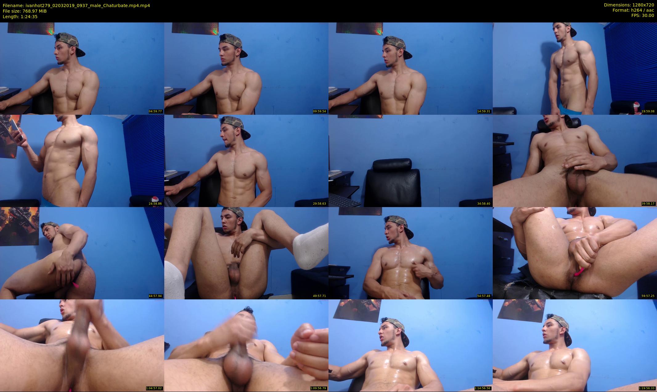 ivanhot279 — 85 minute Chaturbate male cam show recording, 720p, Mar 2, 2019